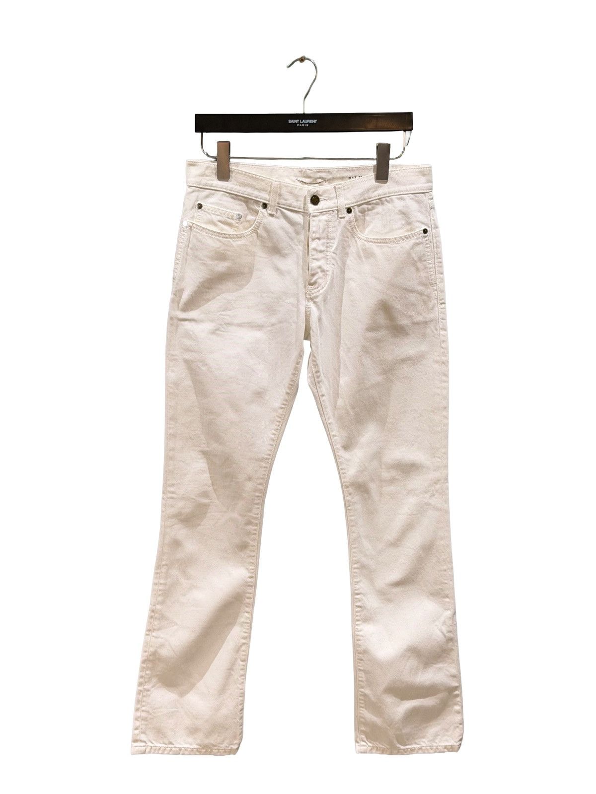 Saint Laurent Paris SLP D17 Flare Denim Size US 31 - 1 Thumbnail