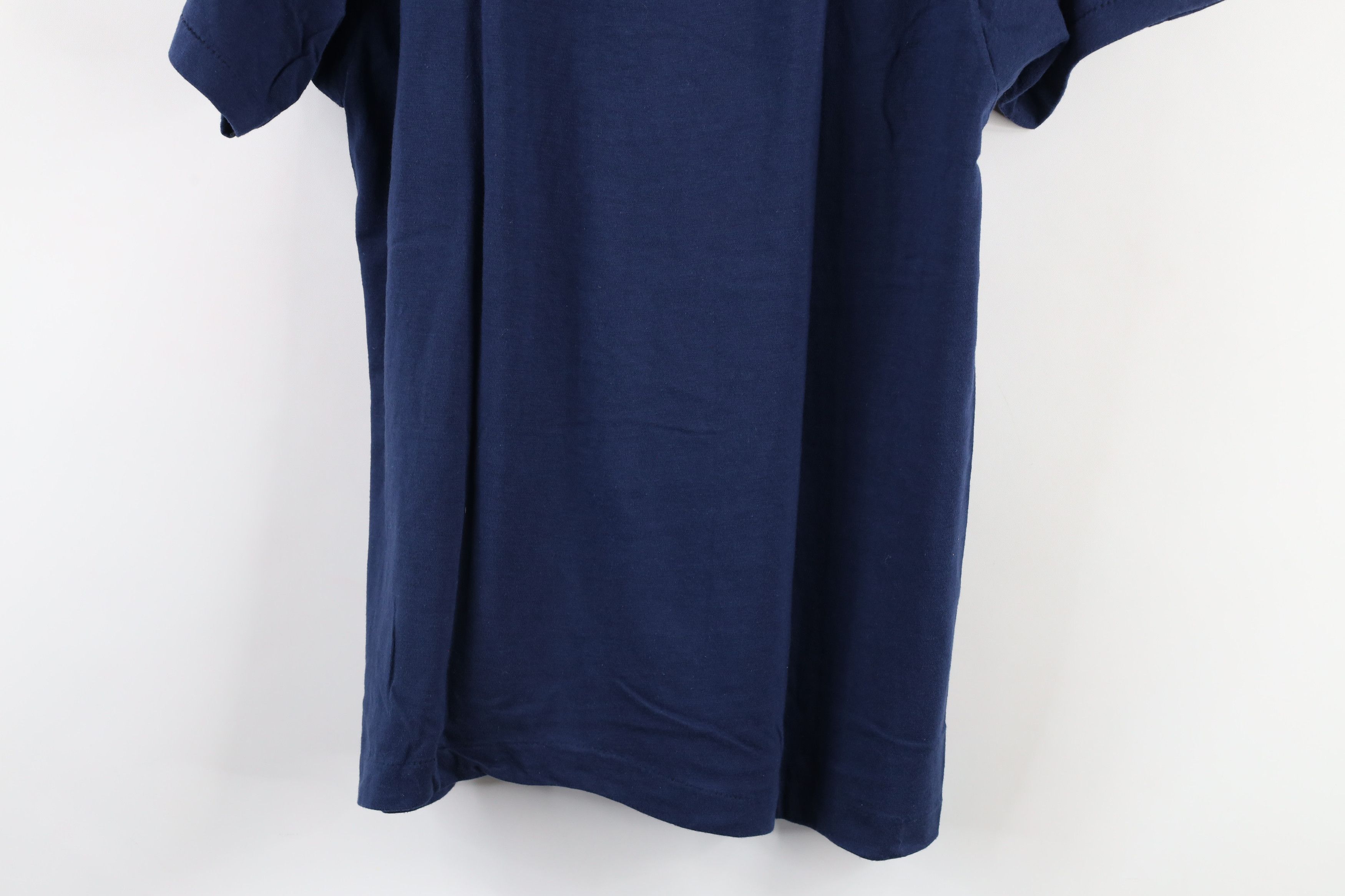 Vintage NOS Vintage 80s Local 20 Teamsters Union T-Shirt Blue USA Size US L / EU 52-54 / 3 - 8 Thumbnail