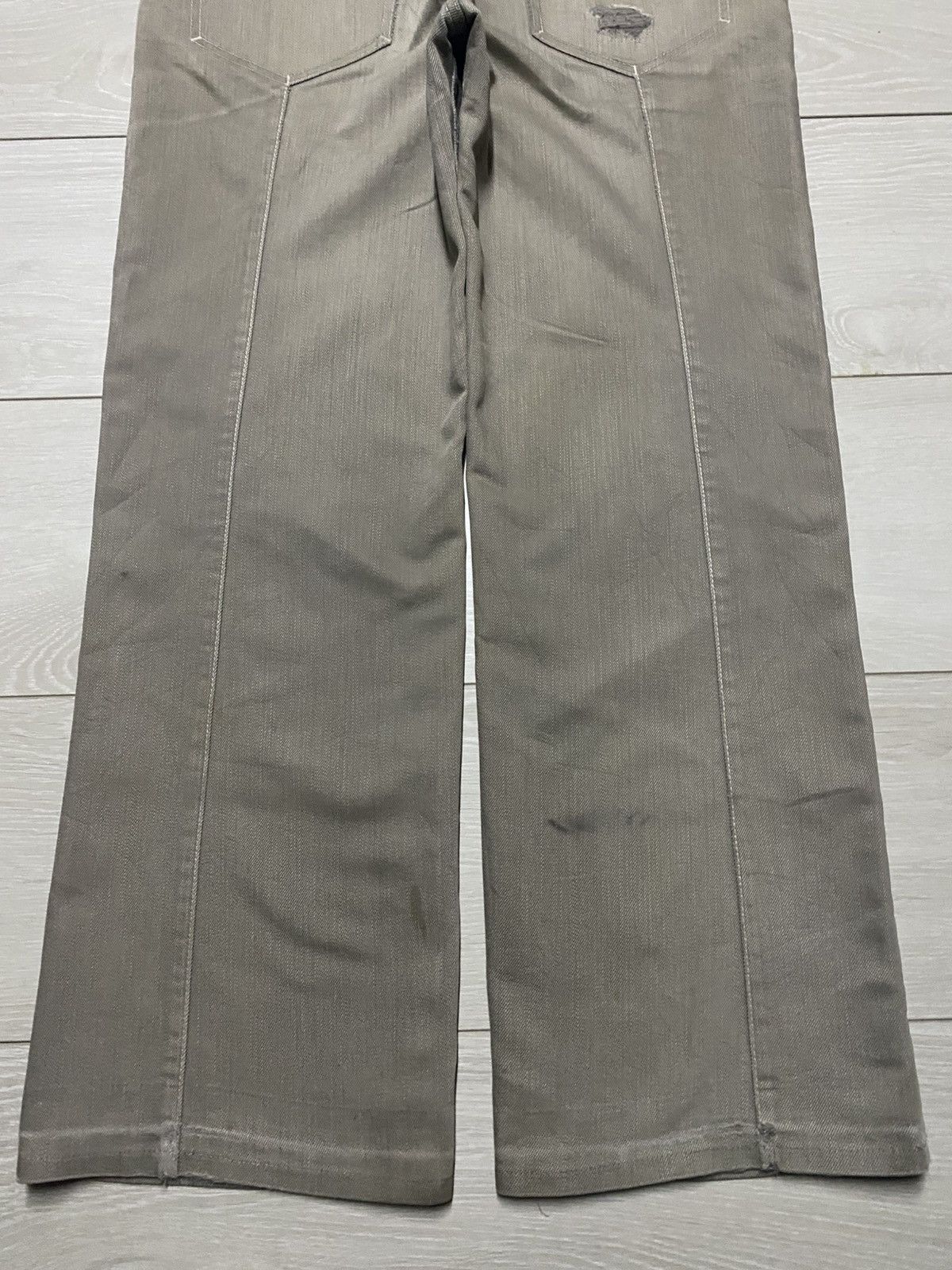 Adidas Adidas beidge Grunge Distressed Baggy Jeans Size US 33 - 6 Thumbnail