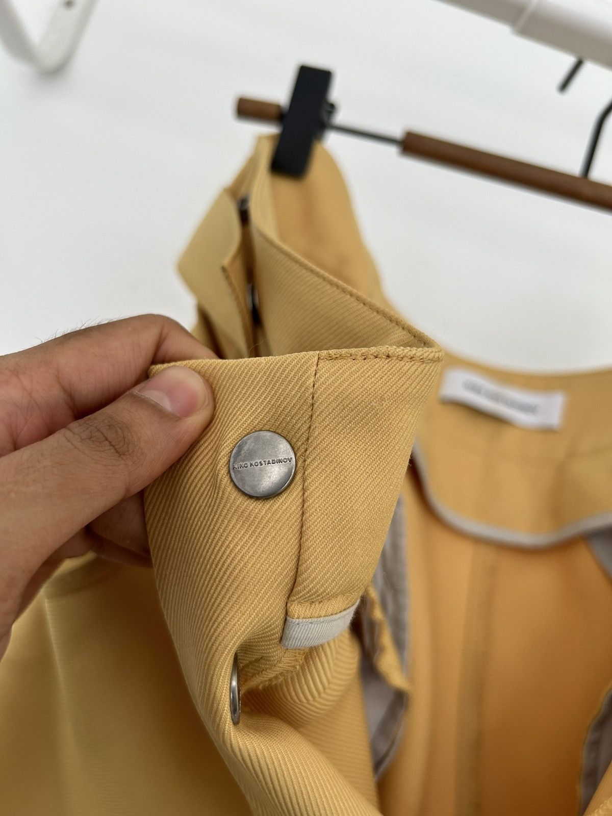 Kiko Kostadinov Ss19 tajima yellow utility trousers Size US 30 / EU 46 - 14 Thumbnail