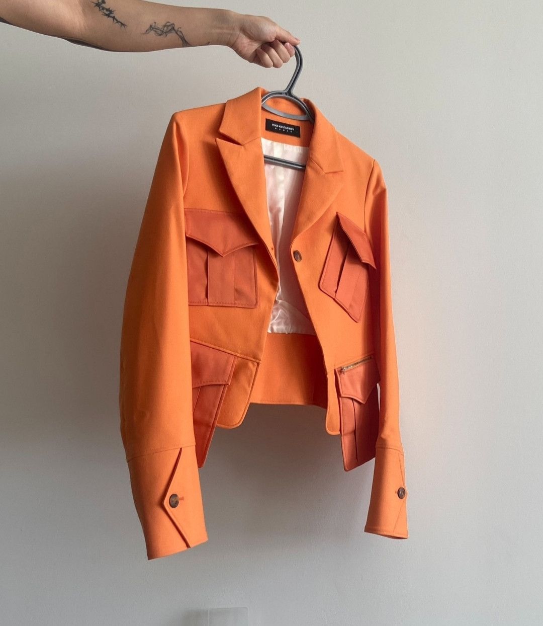 Kiko Kostadinov Kiko Kostadinov Multi-Pocket Orange Jacket Size S / US 4 / IT 40 - 2 Thumbnail
