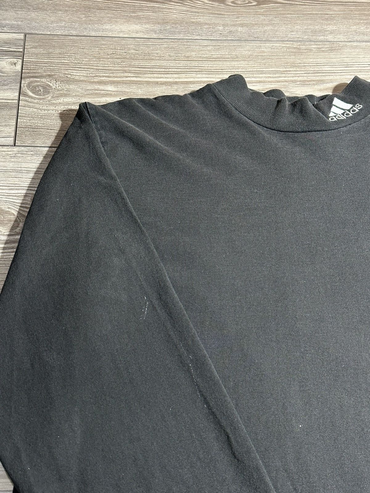 Adidas × Vintage Vintage Adidas Mock Neck Longsleeve Size US L / EU 52-54 / 3 - 3 Thumbnail