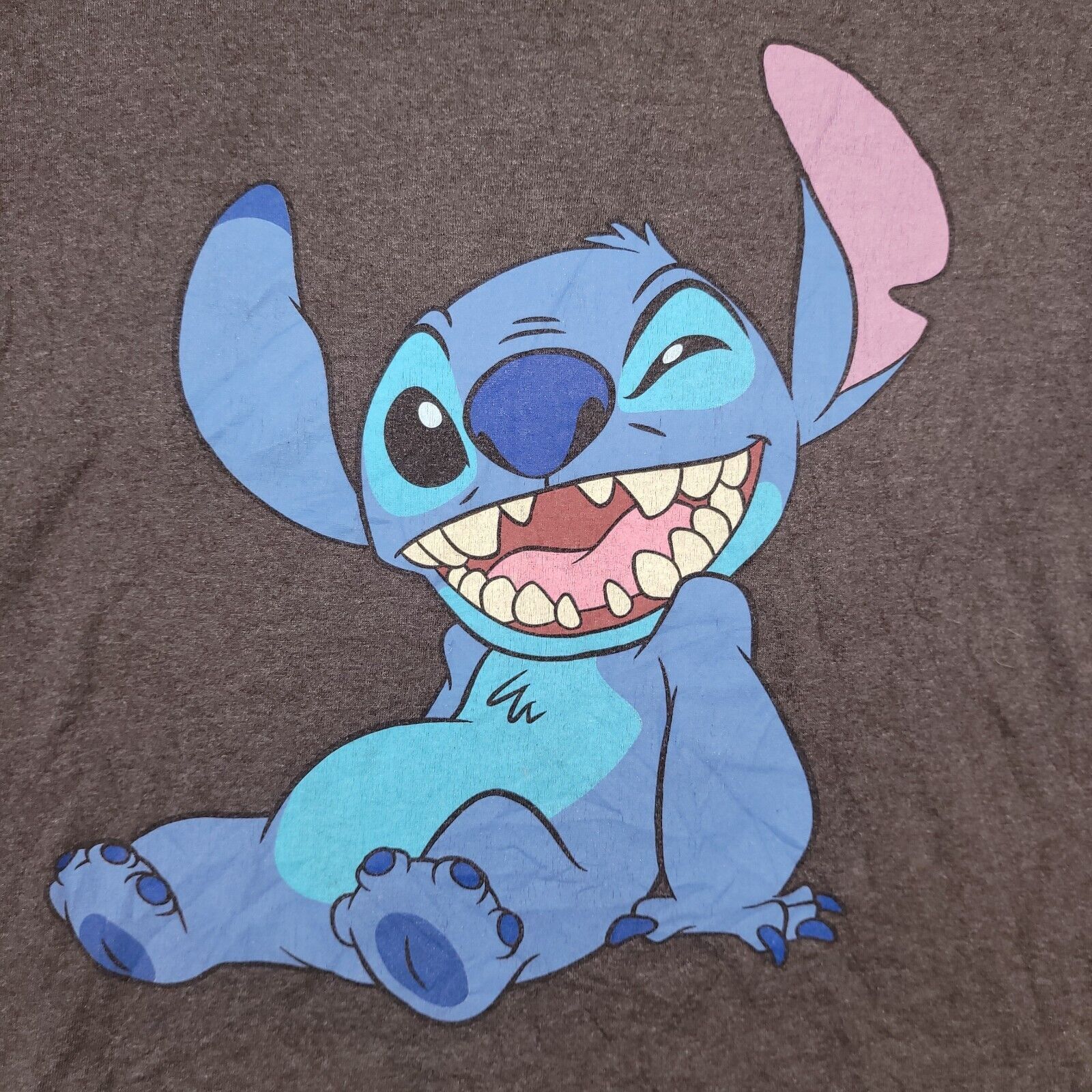 Disney Disney Stitch Pullover Graphic T Shirt Womens Size L Gray Size L / US 10 / IT 46 - 3 Thumbnail