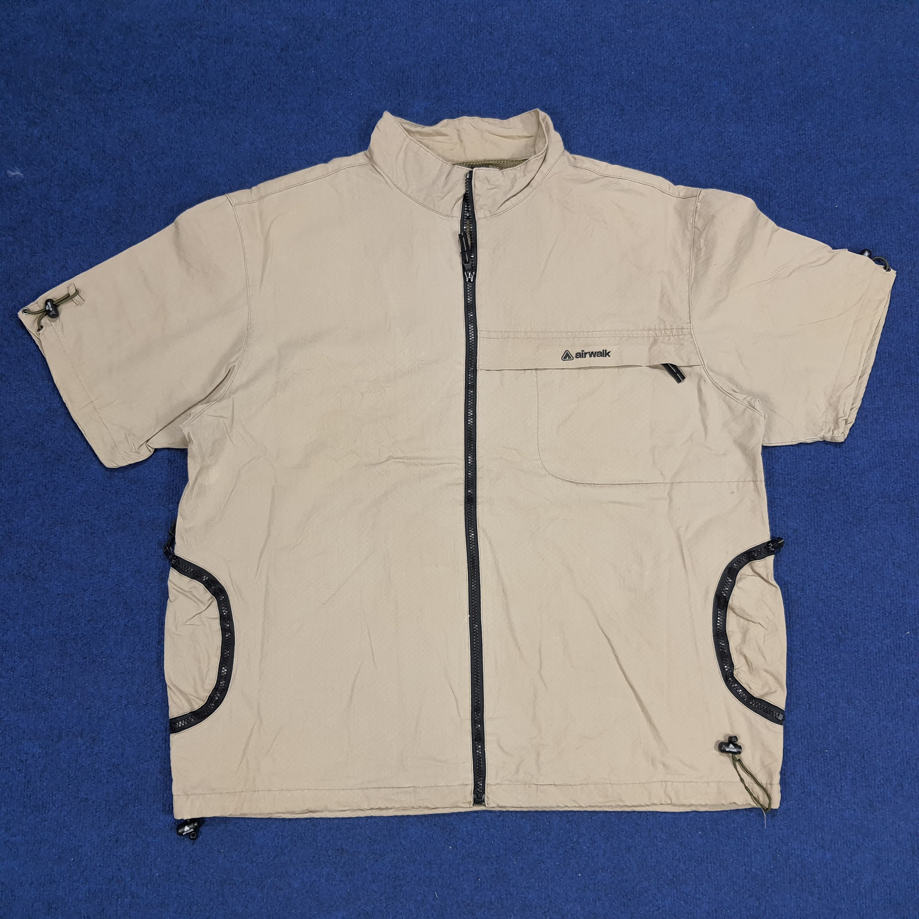 Airwalk × Vintage Vintage Airwalk Streetwear Custom Logo Zipper Shirt Jacket Size US XL / EU 56 / 4 - 3 Thumbnail
