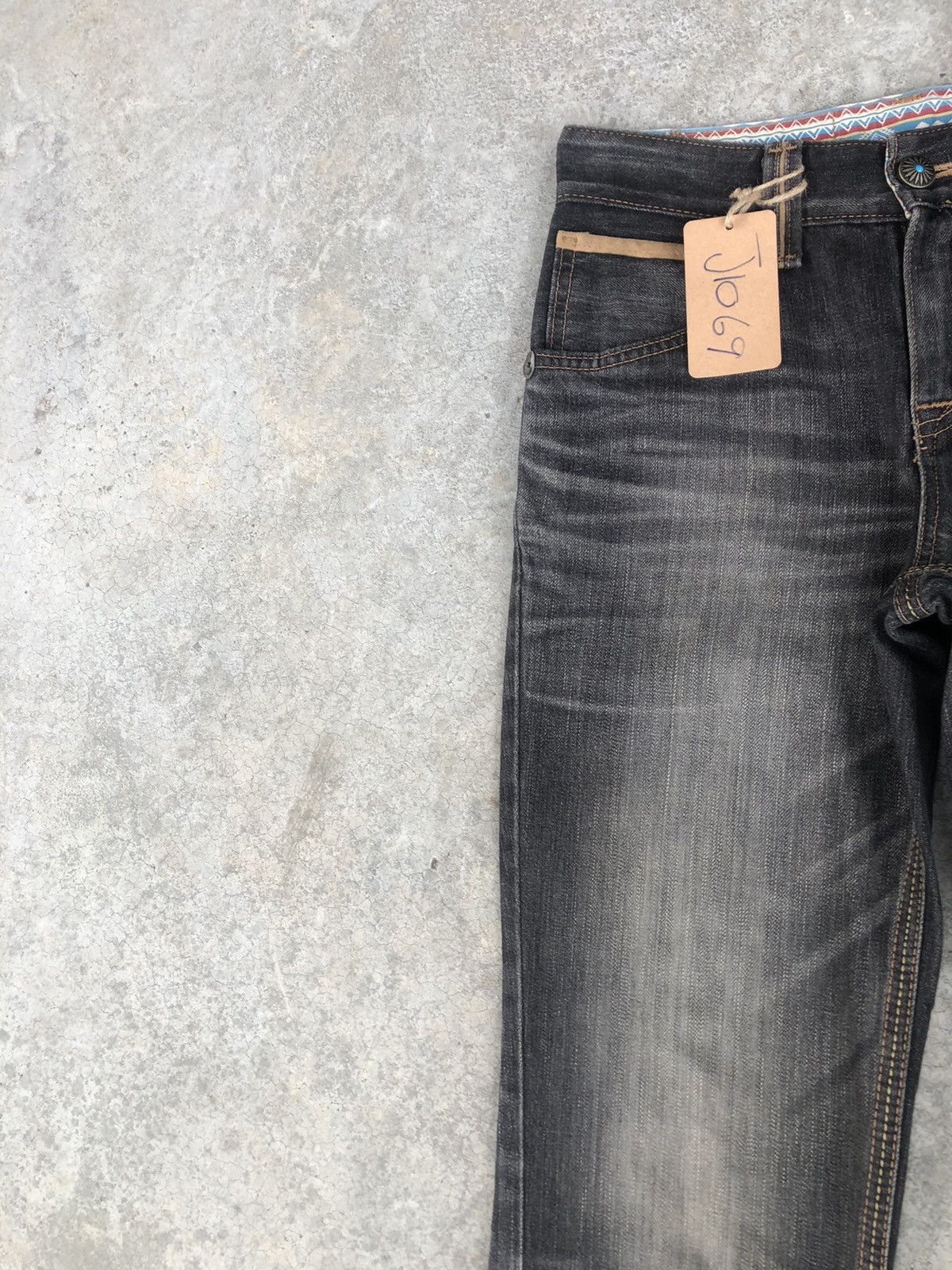 If Six Was Nine Japanese Edwin XV Flared Jeans Distressed Navajo Style Size US 28 / EU 44 - 4 Thumbnail