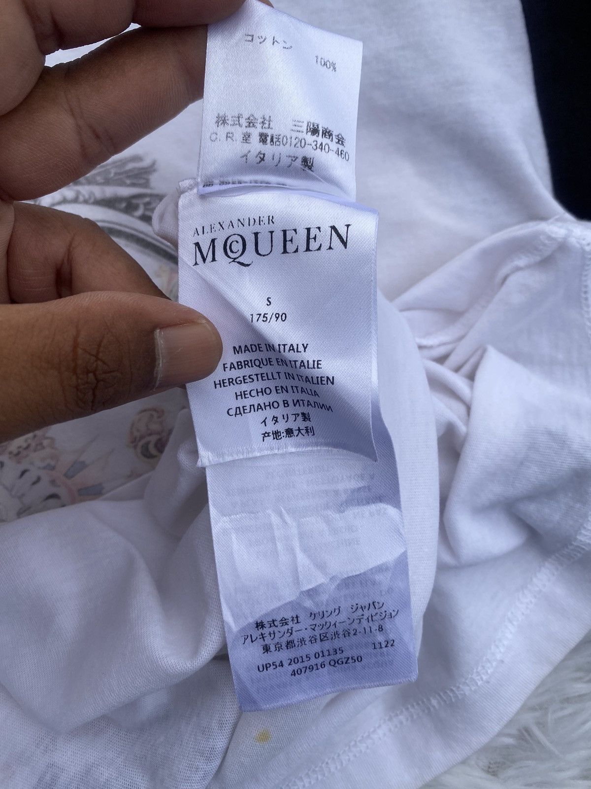 Alexander McQueen Rare Alexander McQueen Skull Tshirt Size US S / EU 44-46 / 1 - 12 Thumbnail