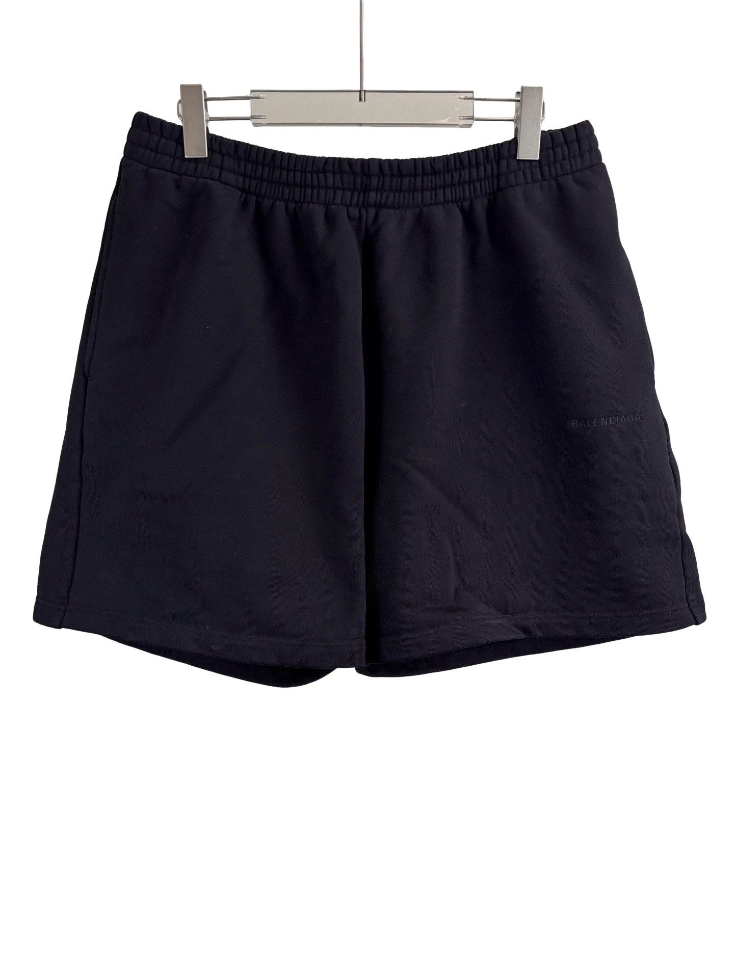 Balenciaga Balenciaga Embroidered Logo Sweat Shorts M Size US 32 / EU 48 - 1 Thumbnail