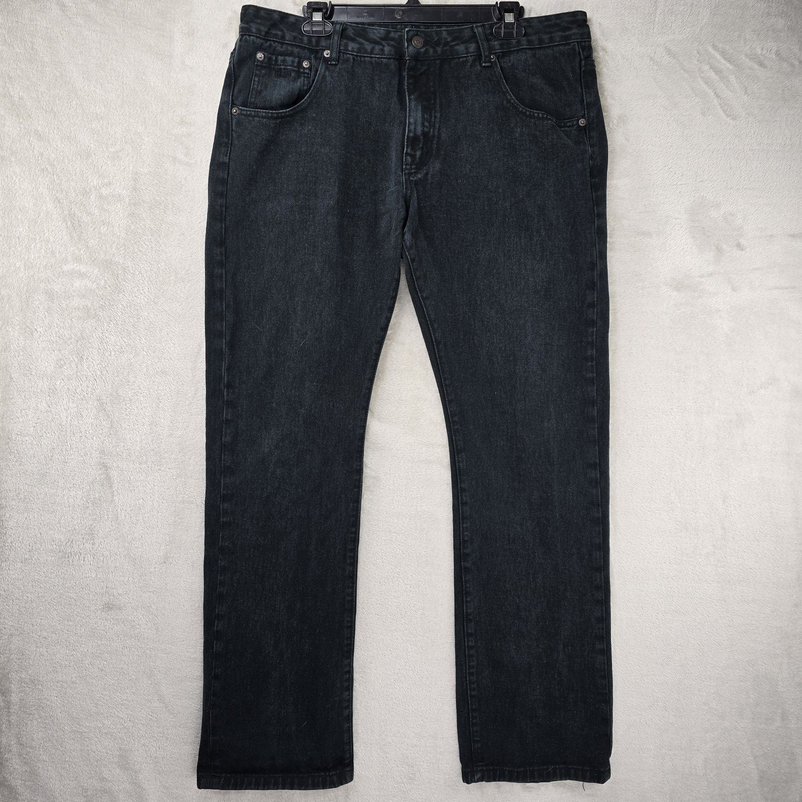 Other Sergio Never Legal Jeans Mens 36x32 Black Grunge Vintage Y2K Size US 36 / EU 52 - 6 Thumbnail