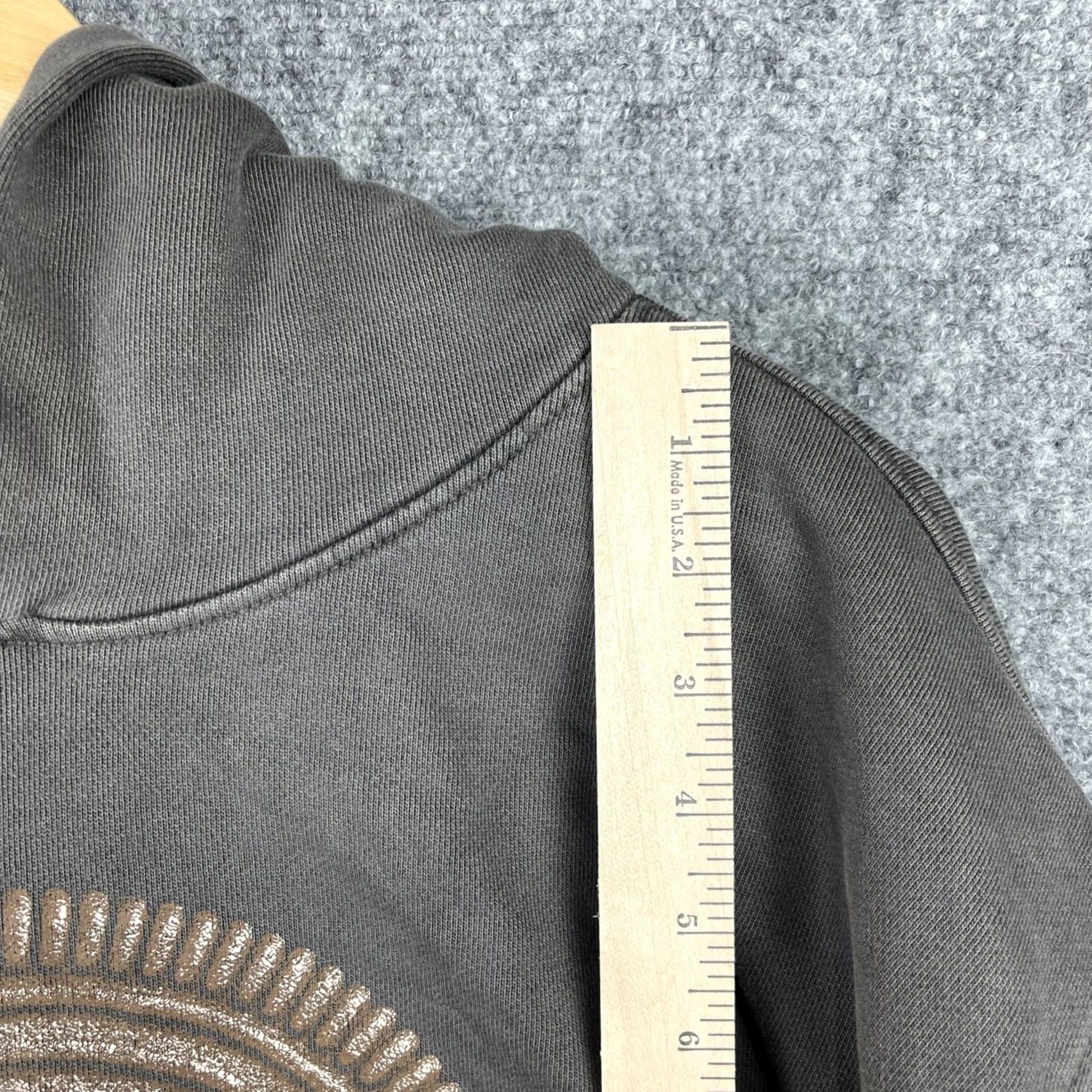 CO Post Malone Oreo Hoodie Mens Large Gray Posty Co Cookie Sweatshirt Pullover Size US L / EU 52-54 / 3 - 5 Thumbnail