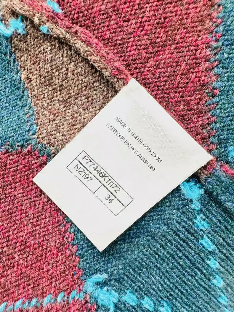 Chanel Chanel 24A blue green dark green knitted diamond checkered Size XXS / US 00 / IT 34 - 8 Thumbnail