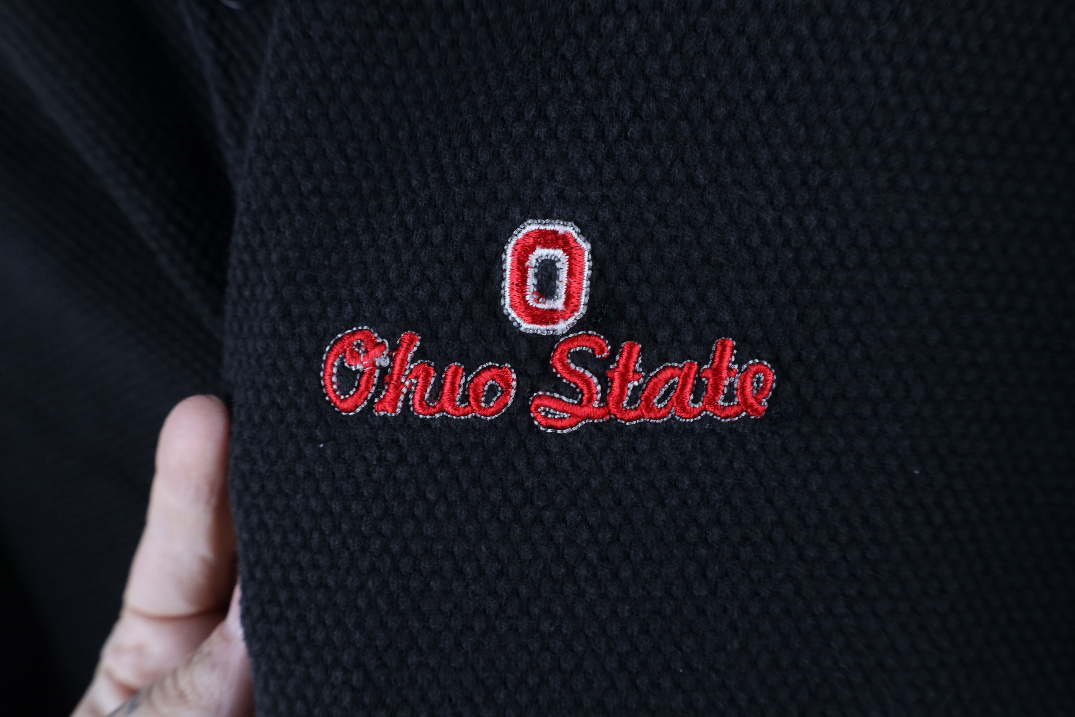 Vintage Vintage 90s Knit Spell Out Ohio State University Polo Size US M / EU 48-50 / 2 - 4 Thumbnail