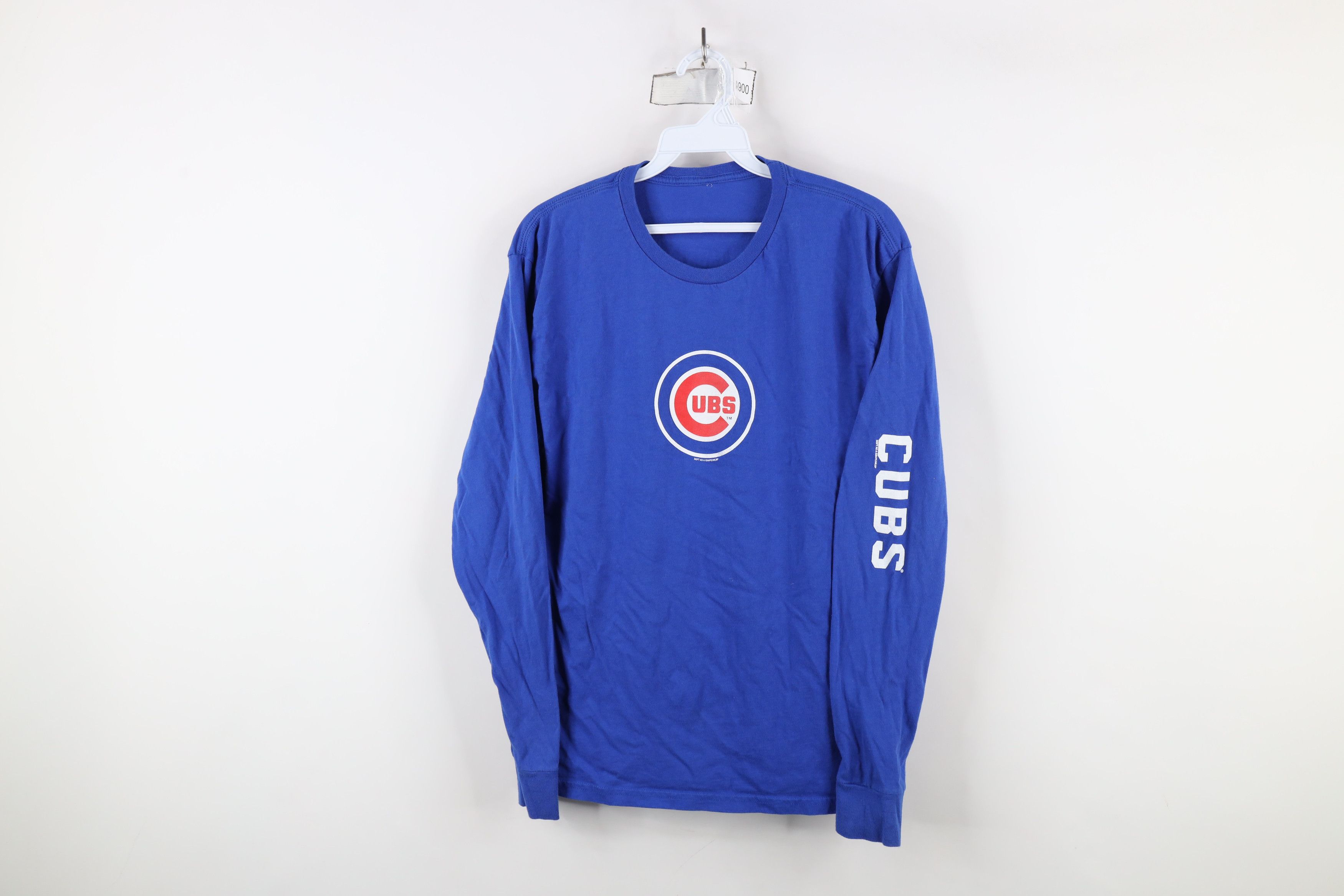 Vintage Vintage Spell Out Chicago Cubs Baseball Long Sleeve T-Shirt Size M / US 6-8 / IT 42-44 - 1 Thumbnail