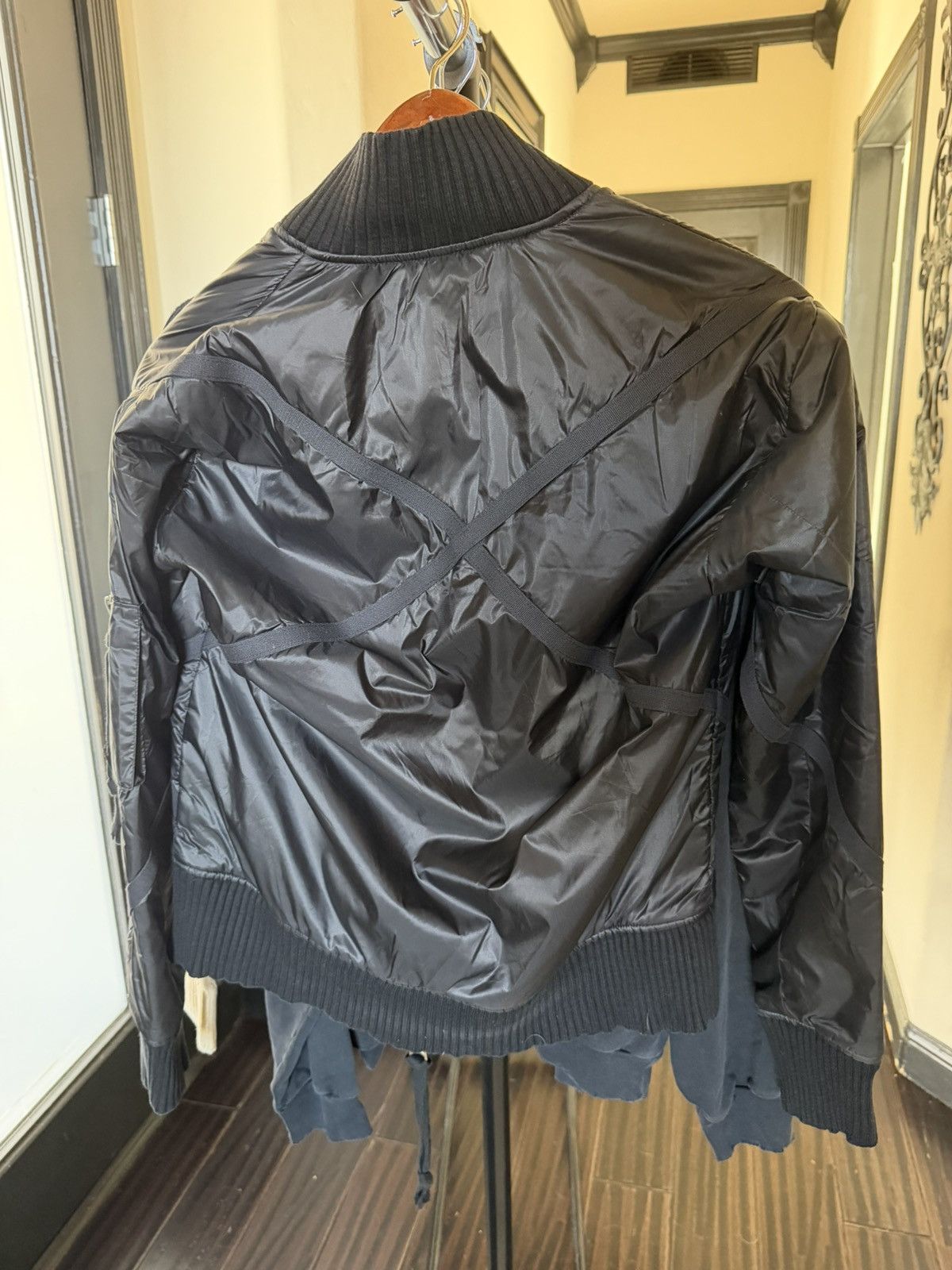 Greg Lauren Greg Lauren Black Nylon Flight Jacket Size US S / EU 44-46 / 1 - 2 Thumbnail