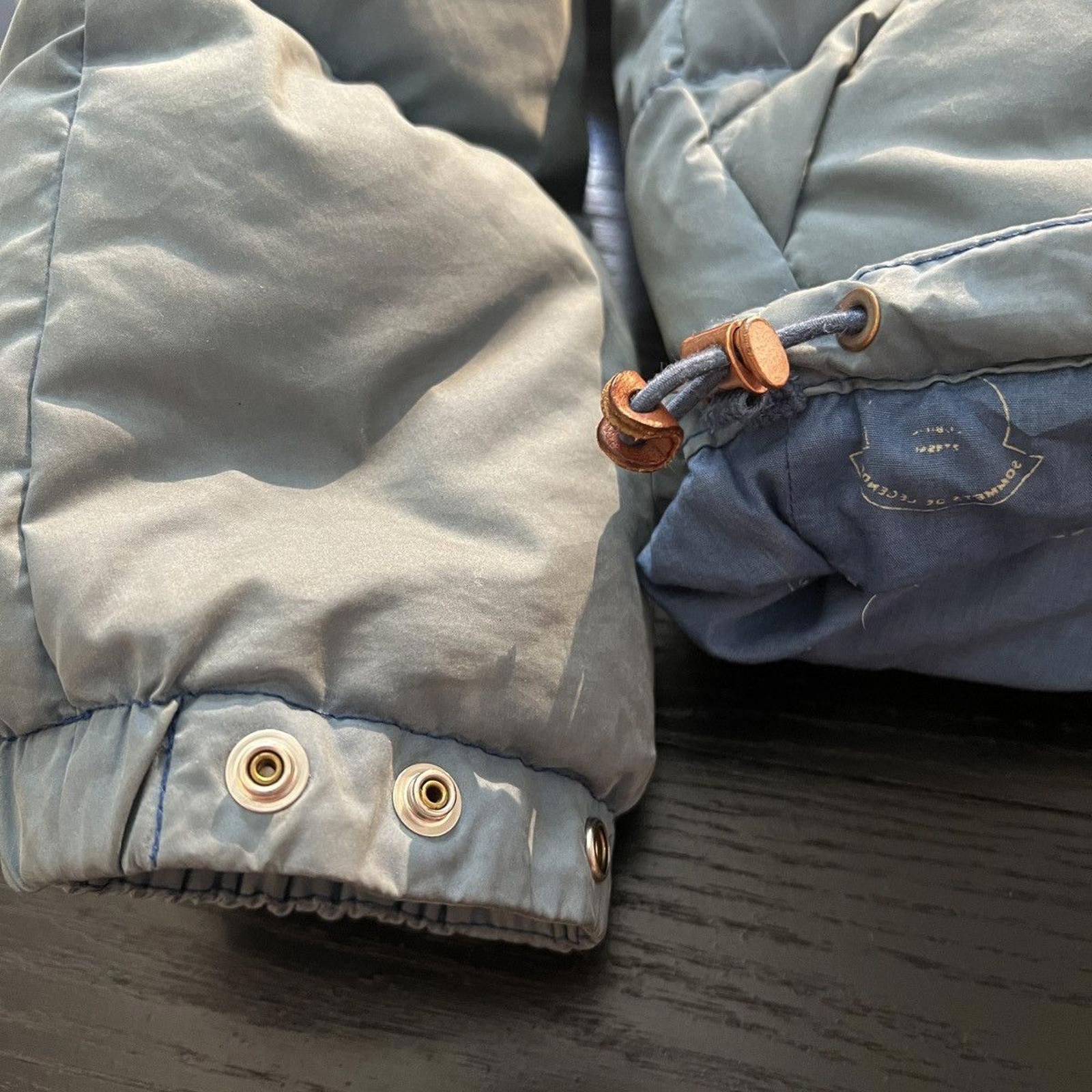 Other AW 2011 Moncler x Vivism Blue Woven Down Puffer Jacket Size US L / EU 52-54 / 3 - 4 Thumbnail