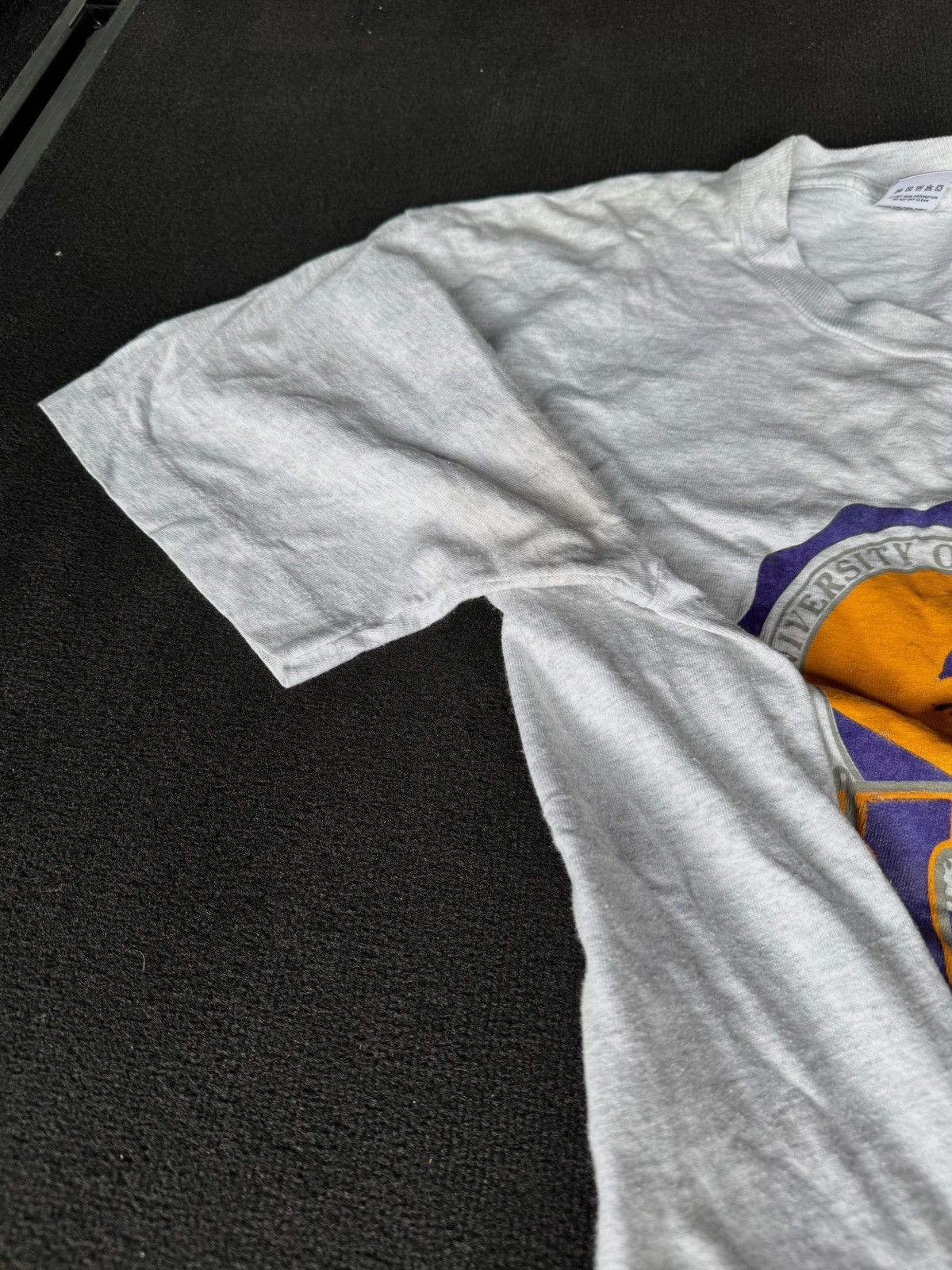 Other × Vintage Sick Vintage Streetwear Fruit of the Loom Grey/White Tee Size US L / EU 52-54 / 3 - 3 Thumbnail
