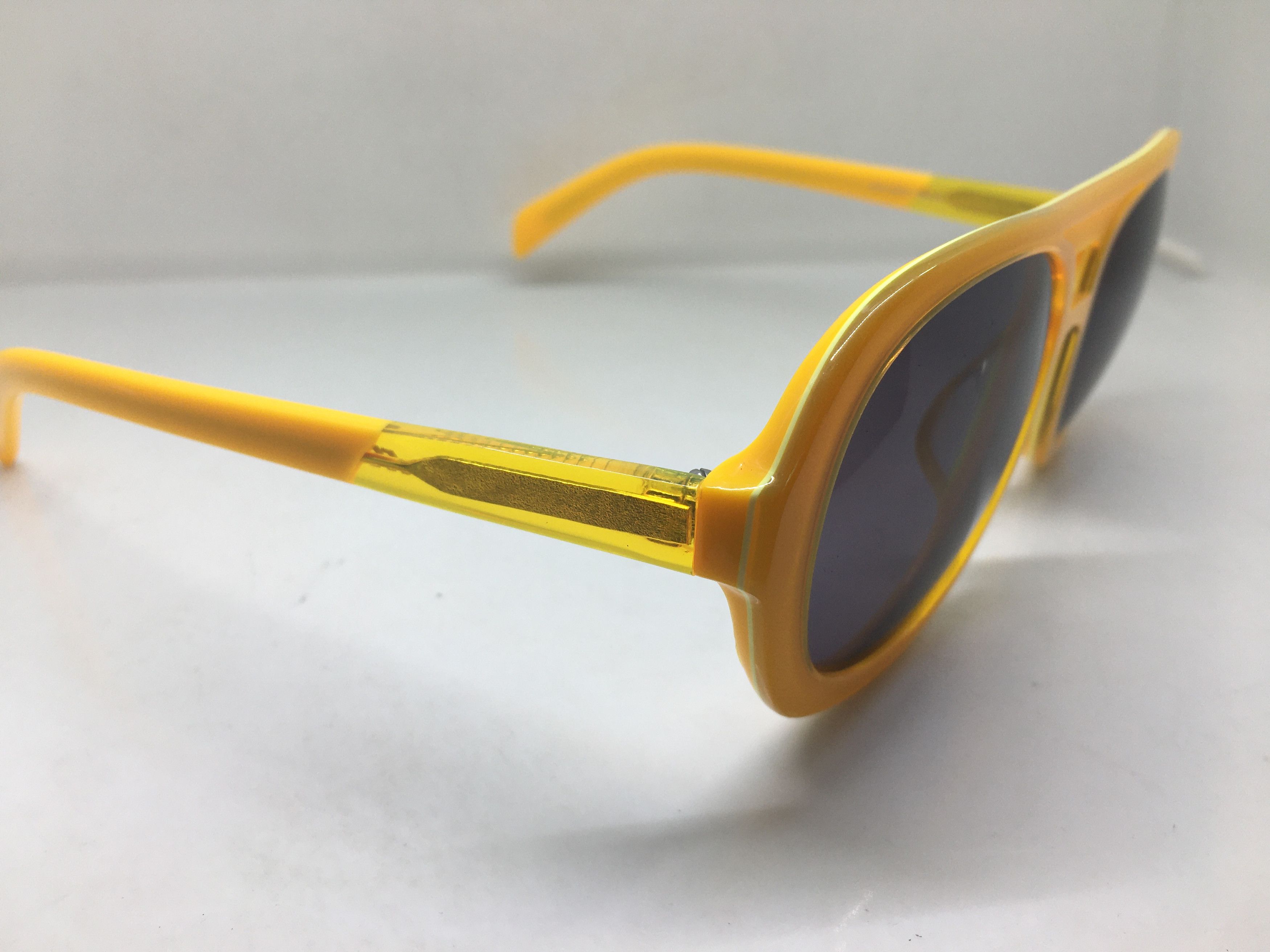 Other MIZUNO Yellow Aviator Sunglasses Frame Pilot Size ONE SIZE - 2 Thumbnail