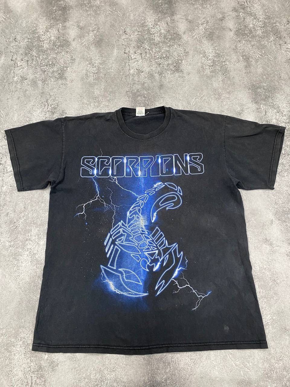 Vintage Vintage 90s Scorpions Men Band T- Shirt Black Vintage Size US XL / EU 56 / 4 - 1 Thumbnail