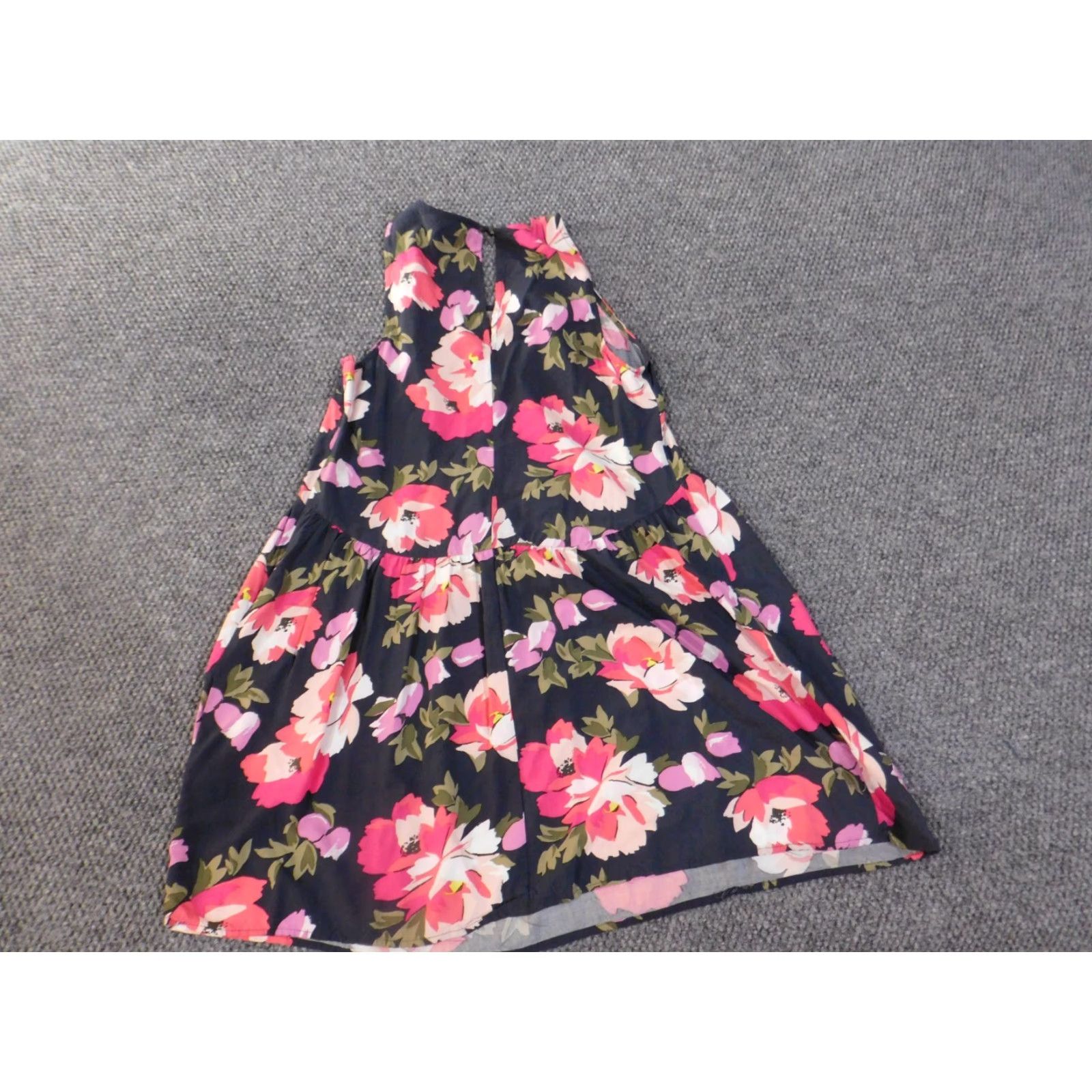 Old Navy Old Navy Sundress Womens Medium Blue Floral Sleeveless Rayon Viscose Knee Length Lined Casual Size M / US 6-8 / IT 42-44 - 7 Thumbnail