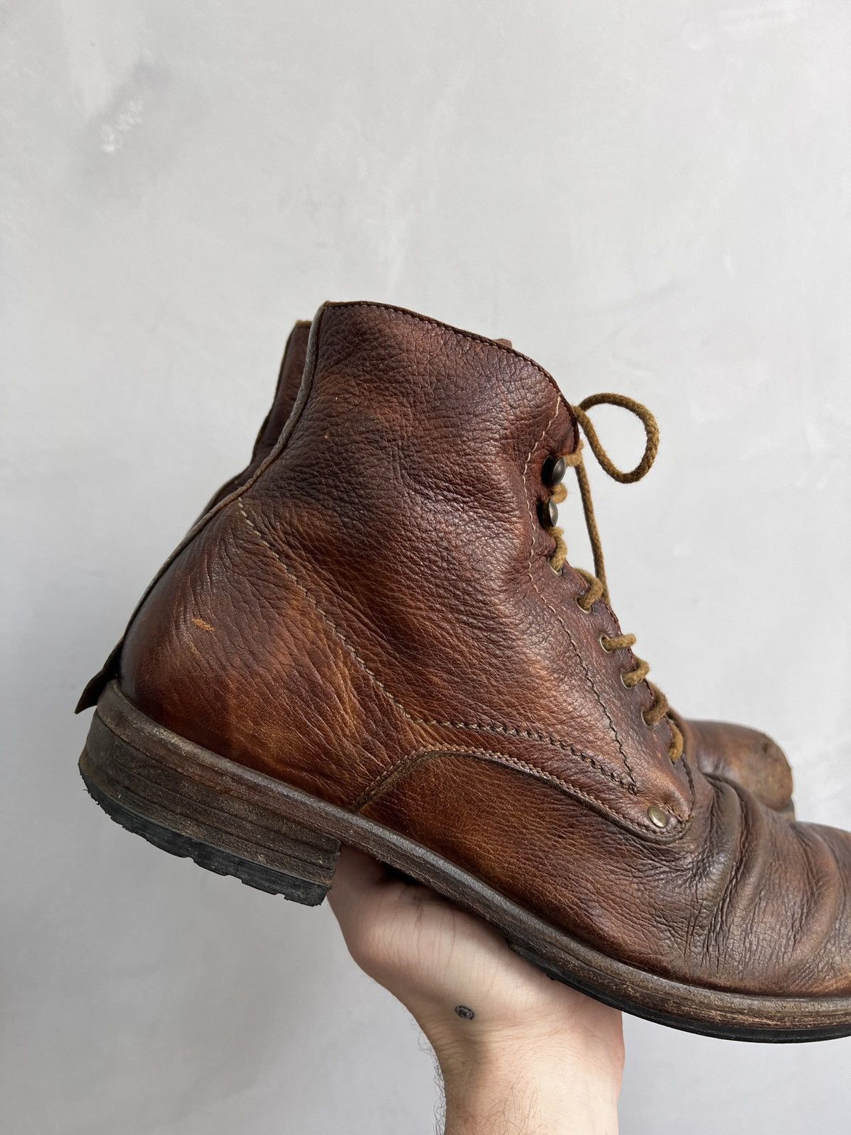 Other BLACK FRIDAY✅✅AVANT GARDE SHORO FADED ANKLE COMBAT BOOTS 90s Size US 10 / EU 43 - 5 Thumbnail