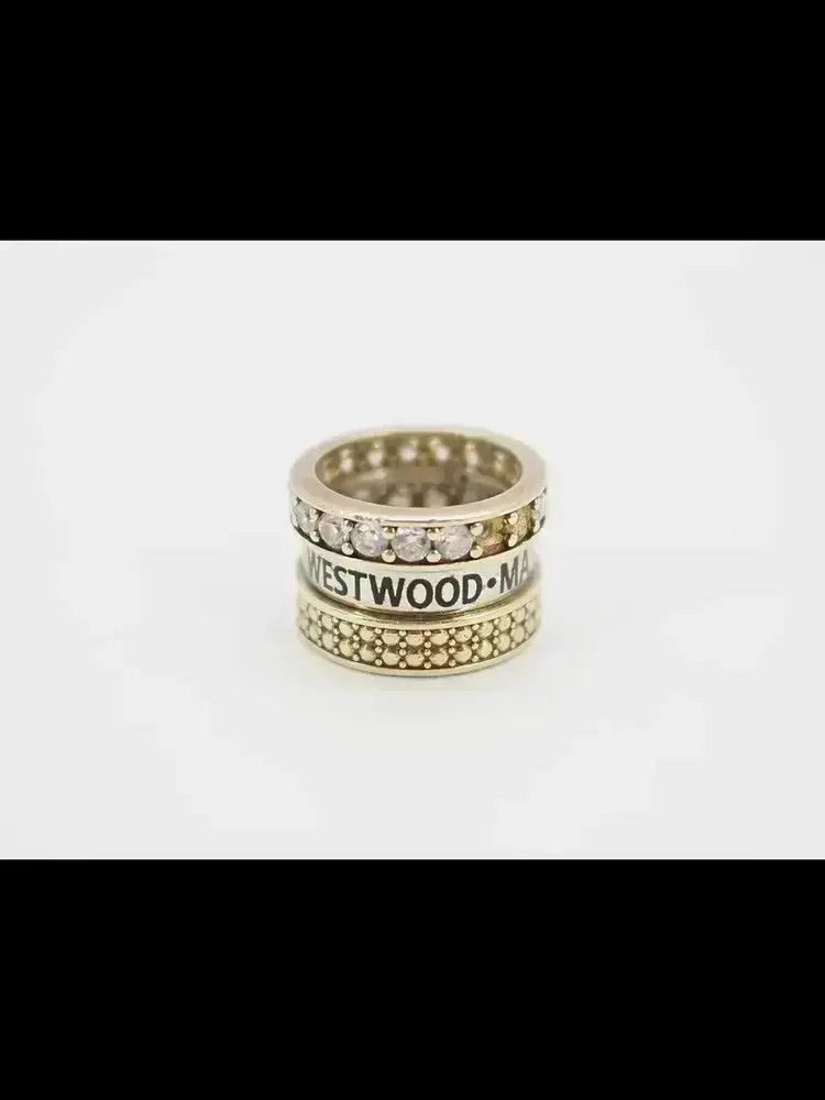 Vivienne Westwood Vivienne Westwood 925 silver zircon Kentish Ring-2505 Size ONE SIZE - 3 Thumbnail
