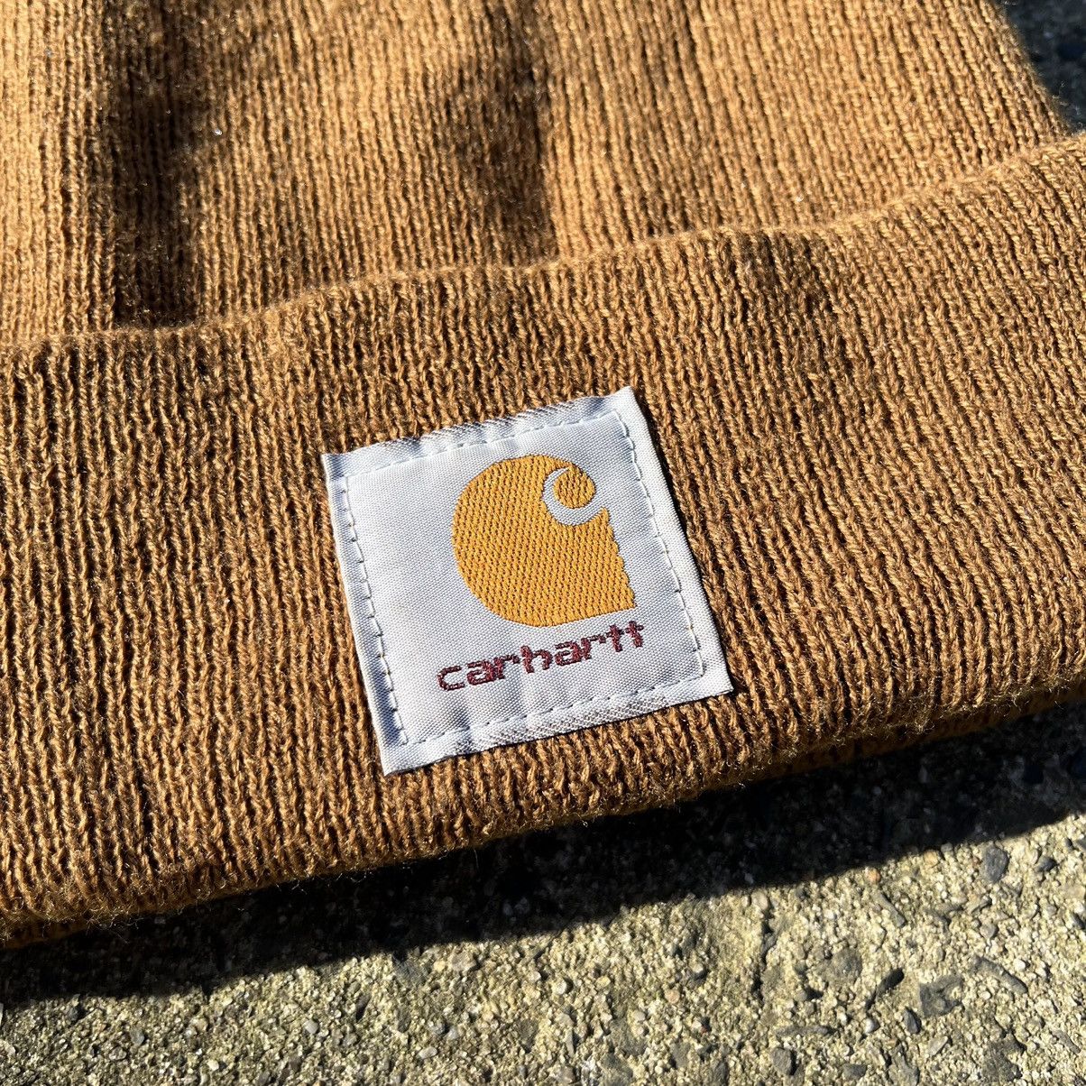 Carhartt × Vintage Vintage 90’s Carhartt Work Beanie Hat Size ONE SIZE - 2 Thumbnail
