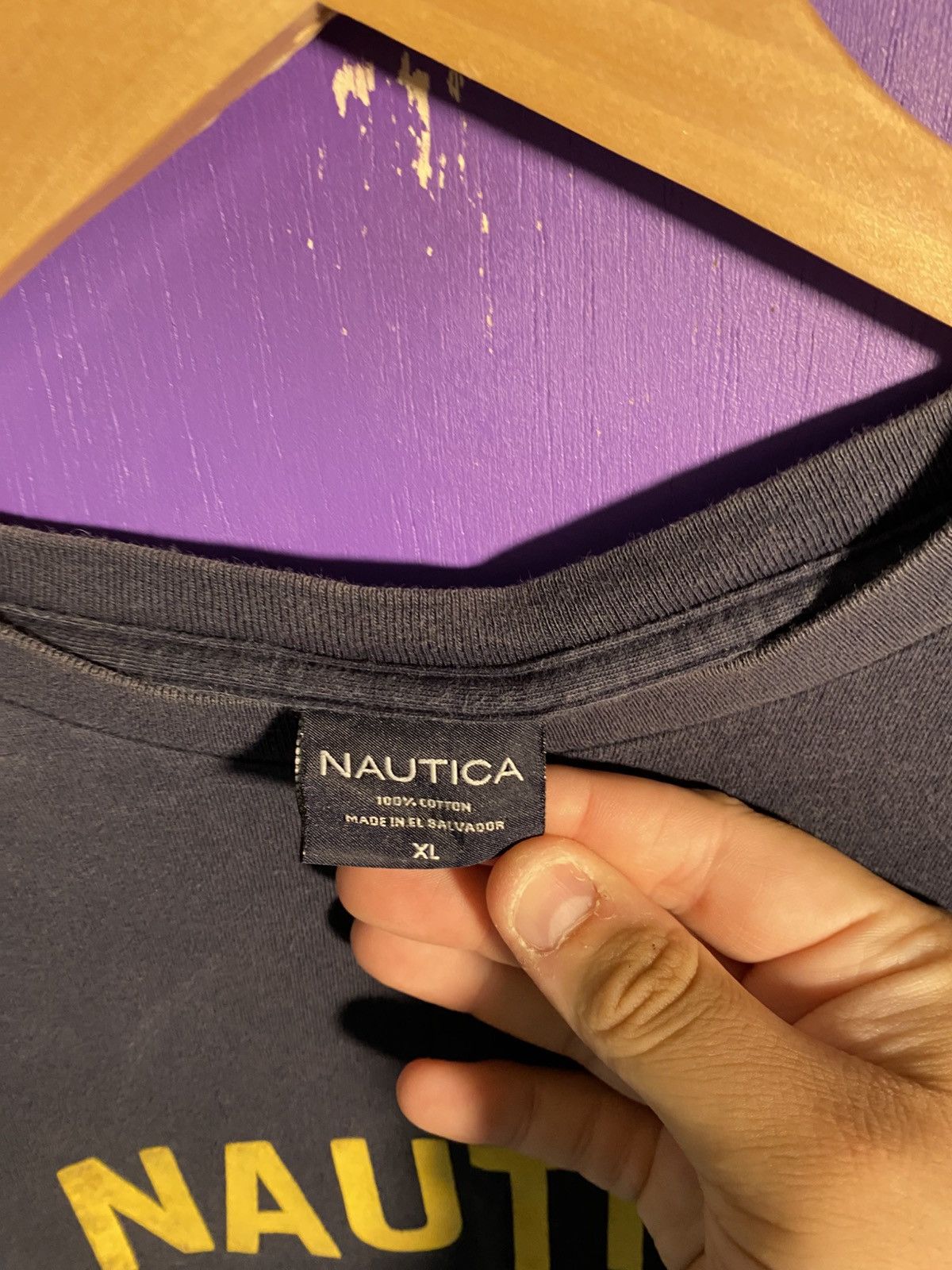 Nautica Vintage 90s Nautica rowing team t-shirt Size US XL / EU 56 / 4 - 4 Thumbnail