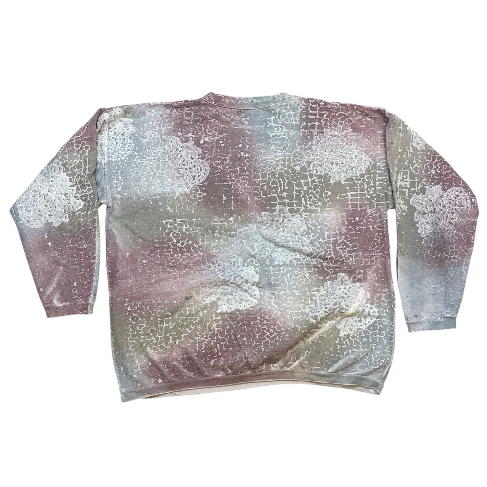 Cherokee Vintage Y2K custom bleach paint glitter crewneck Large Size L / US 10 / IT 46 - 6 Thumbnail
