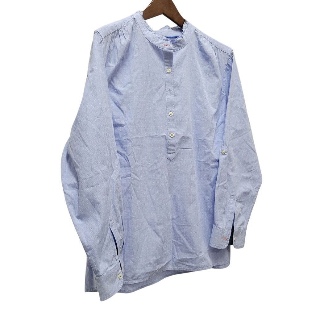 Talbots Talbots Women's Ruffled Collar Roll Tab-Sleeves Cotton Top Size XXL / US 16-18 / IT 52-54 - 3 Thumbnail