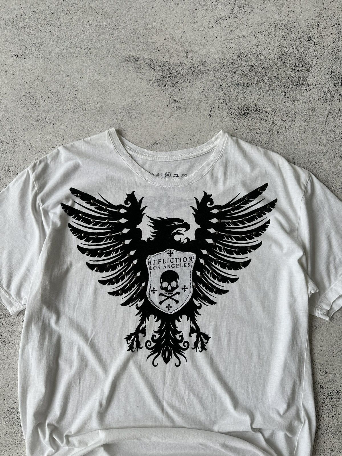 Affliction × Japanese Brand Crazy Vintage Y2K Affliction T Shirt Grunge Size US XL / EU 56 / 4 - 5 Thumbnail