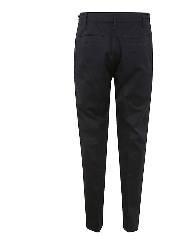 Versace o1y0425 Logo Casual Pant in Midnight Blue Size US 32 / EU 48 - 3 Thumbnail