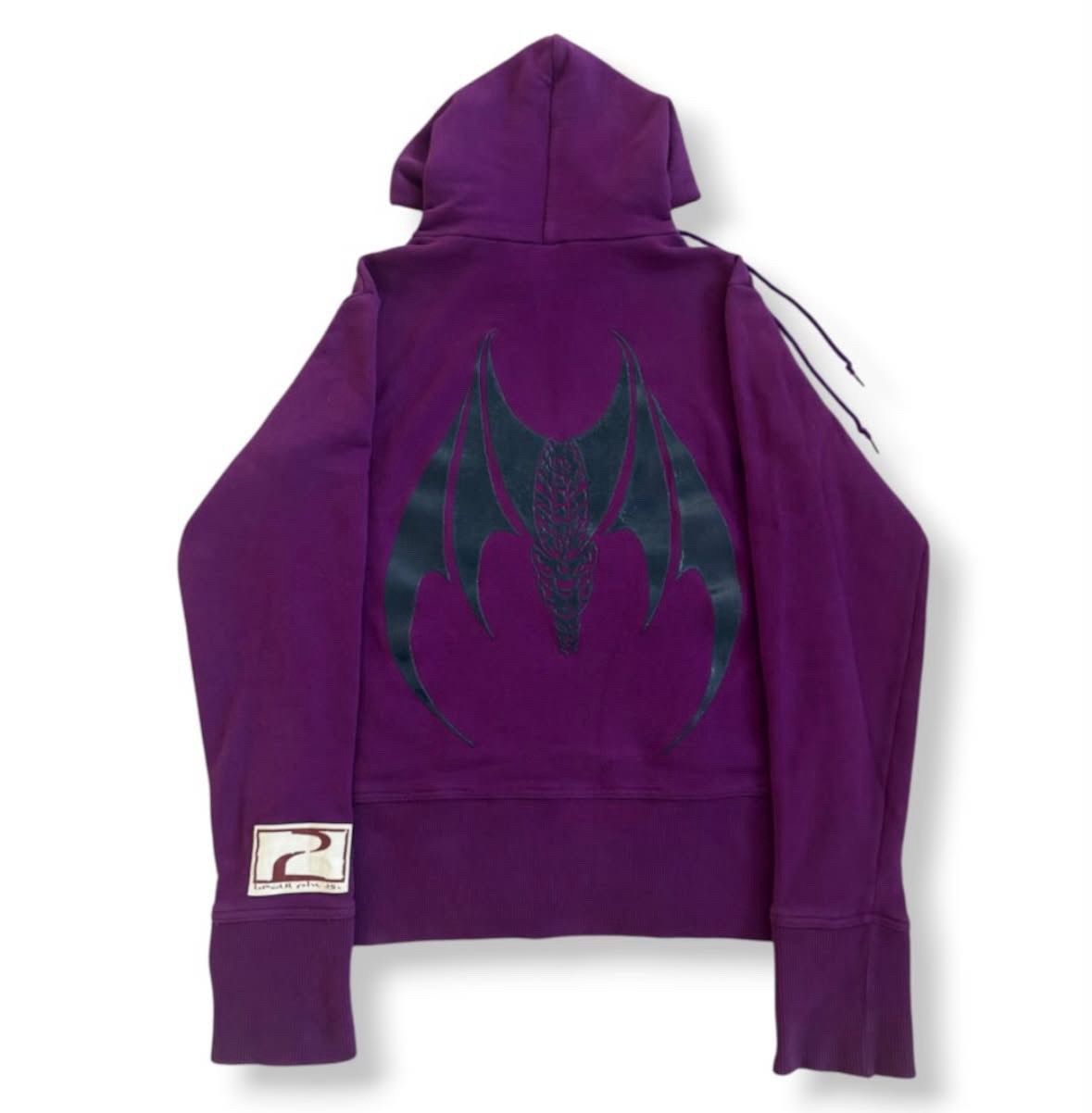 Beauty Beast AW98 Beauty:Beast Embroidered “Dark Knight” Hooded T