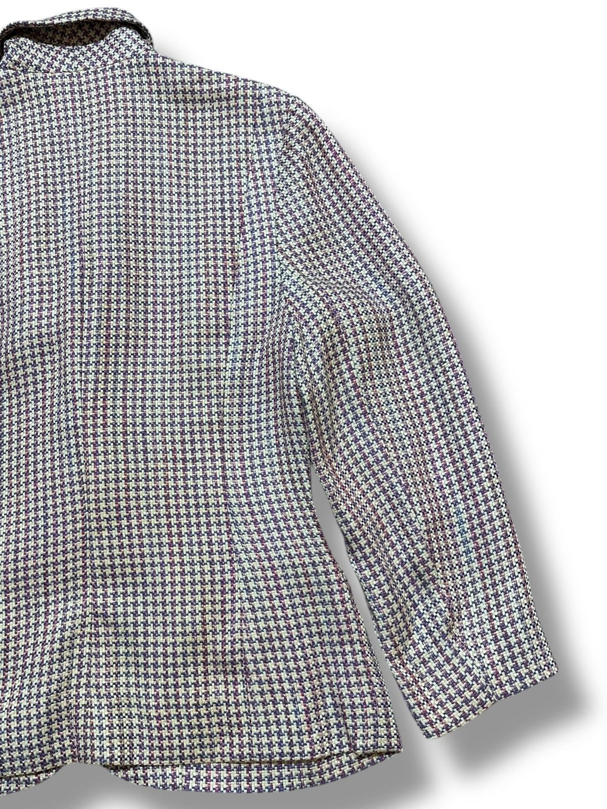 Pierre Balmain Vintage Pierre Balmain Thom Browne Check Slim Blazer Size S / US 4 / IT 40 - 6 Thumbnail