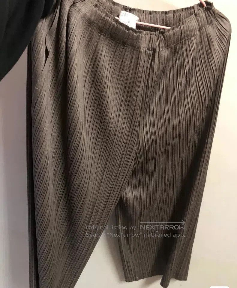 Issey Miyake Issey Miyake Brown Pants Size 26" / US 2 / IT 38 - 4 Thumbnail