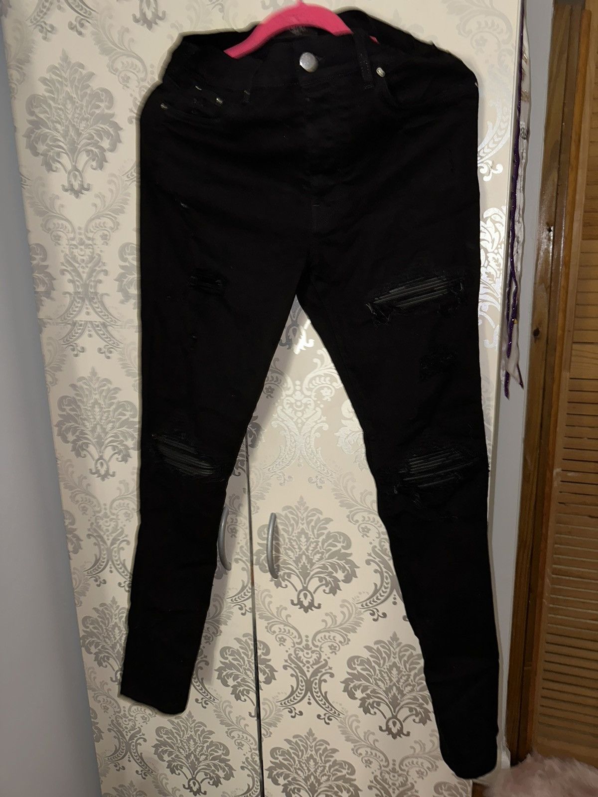 Black mx1 Amiri jeans