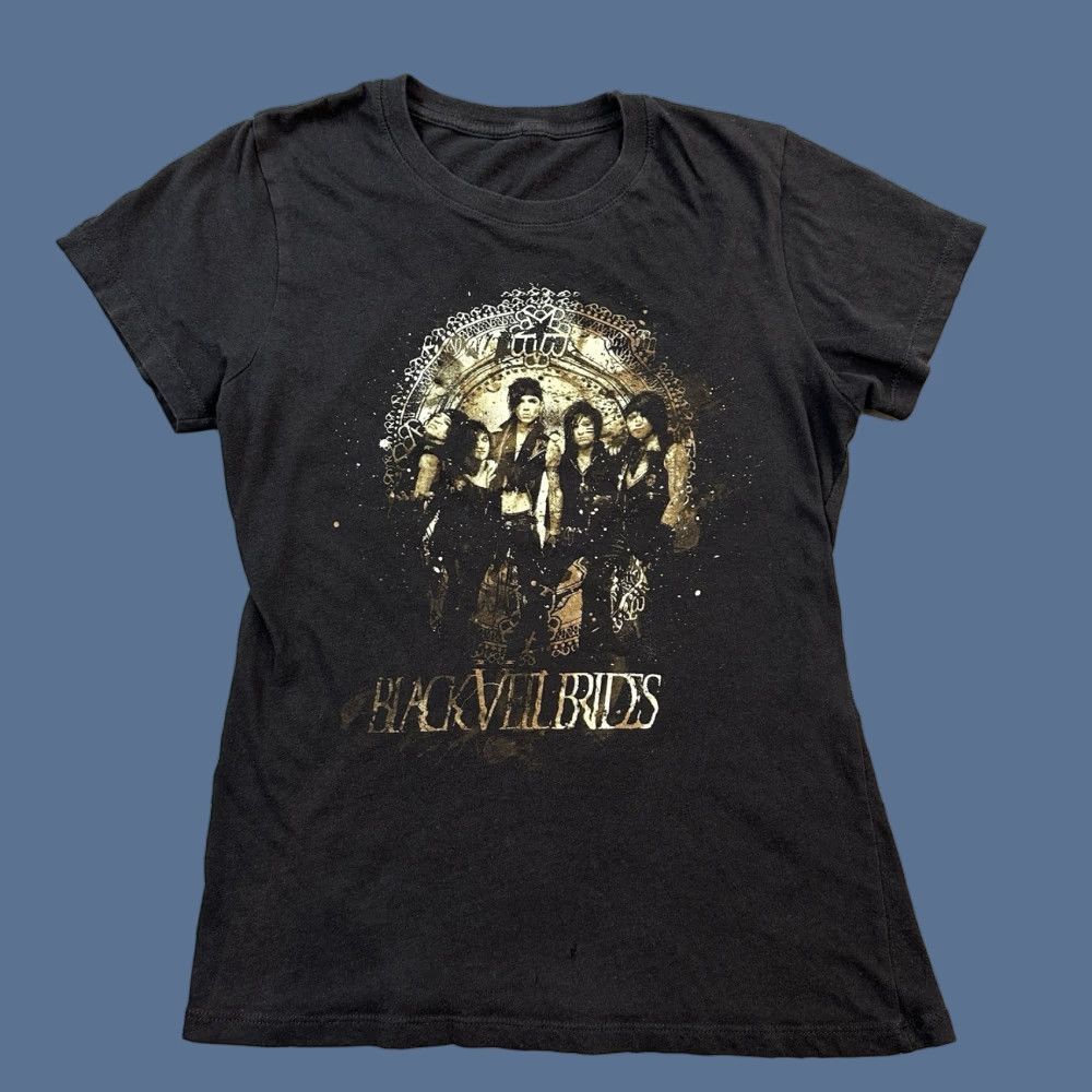 Starter Black Veil Brides Shirt Women's Medium Black Goth Punk Metal Rock Band Tee Shirt Size M / US 6-8 / IT 42-44 - 1 Thumbnail