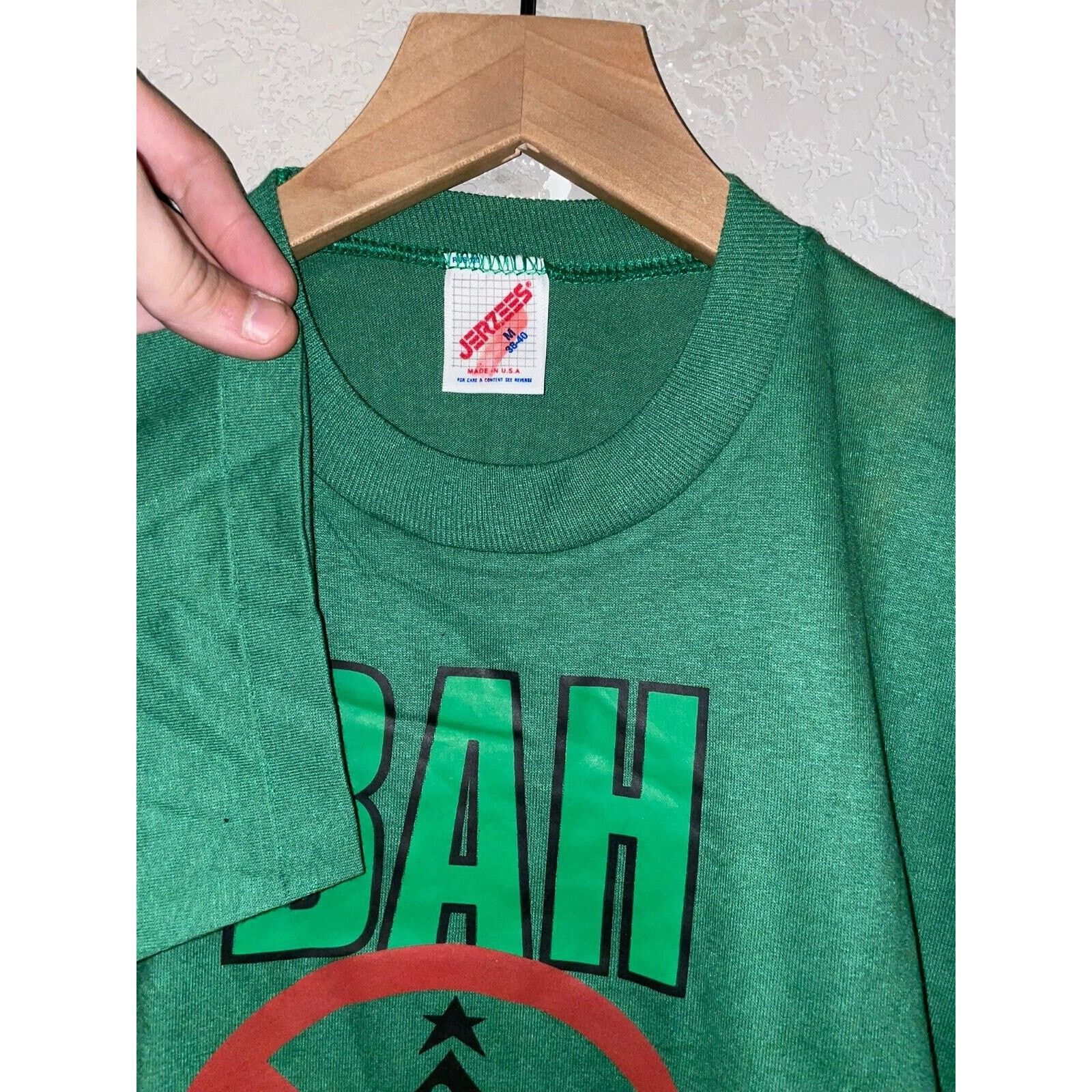 Jerzees Vintage Bah Humbug Shirt Christmas Eat Drink Be Merry Tee M Size US M / EU 48-50 / 2 - 6 Thumbnail