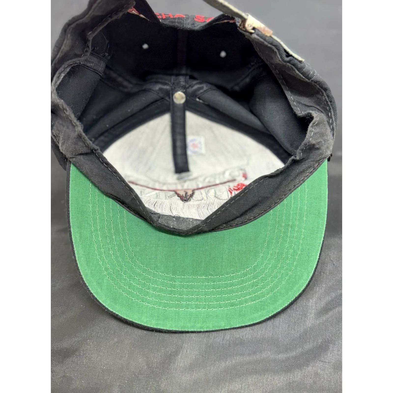 Brooks VINTAGE Brooks And Dunn Hat USA 1993 Getcha Some Tour Strap Back Bolero Rope RARE Baseball Cap Mens OSFM Black Adjustable Size ONE SIZE - 4 Thumbnail