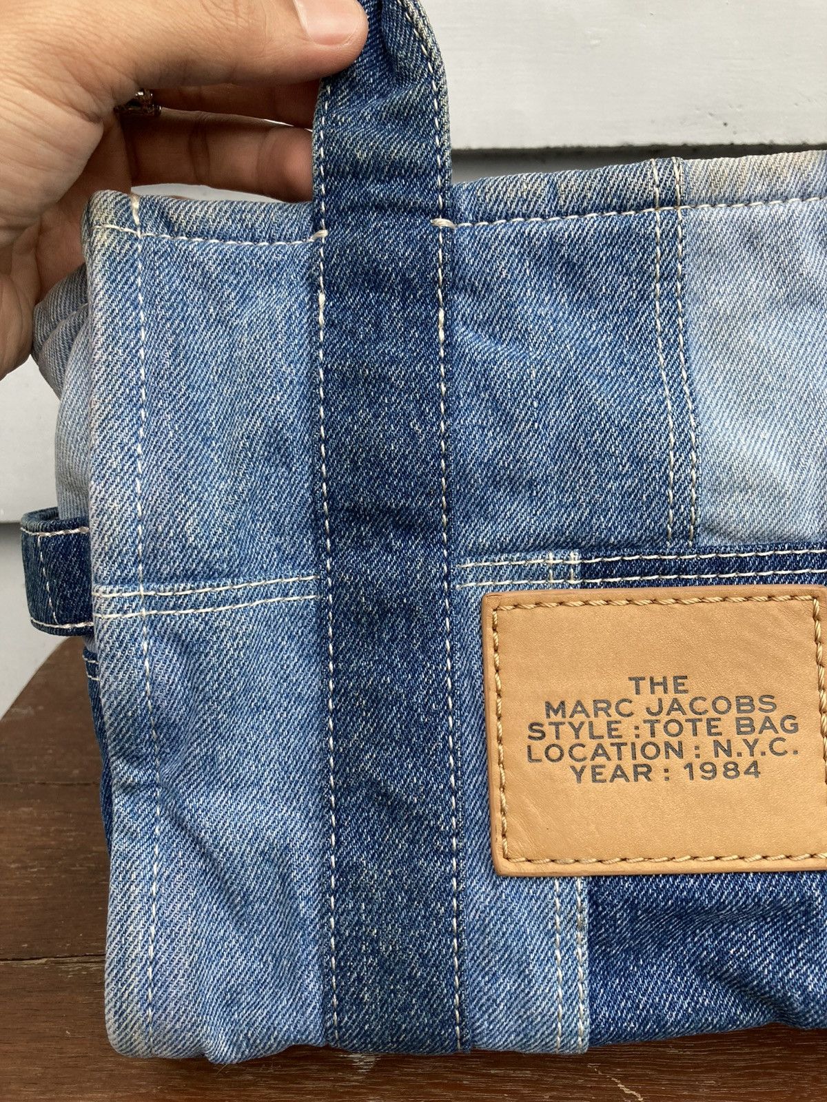 Designer × Vintage The Tote Bag Denim Jeans Material Size ONE SIZE - 5 Thumbnail