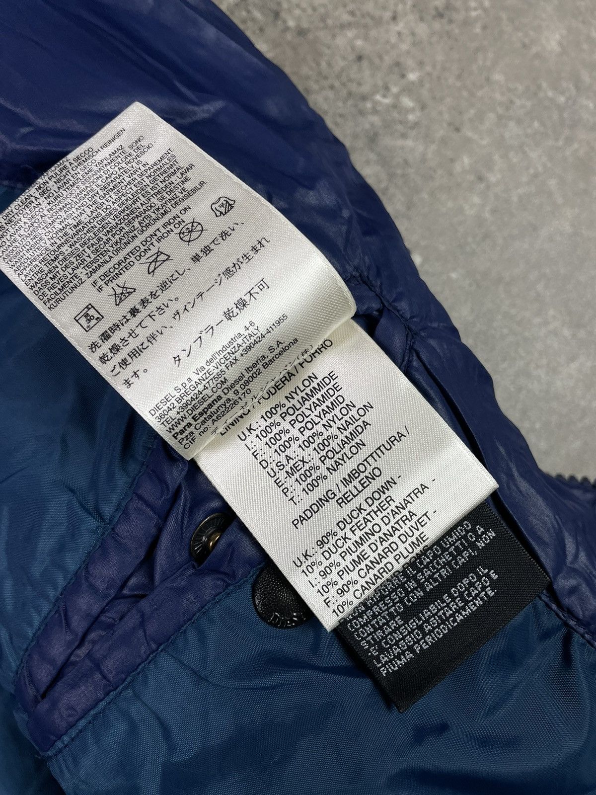 Diesel × Vintage Vintage Diesel Y2K Down Puffer Jacket Size US S / EU 44-46 / 1 - 6 Thumbnail
