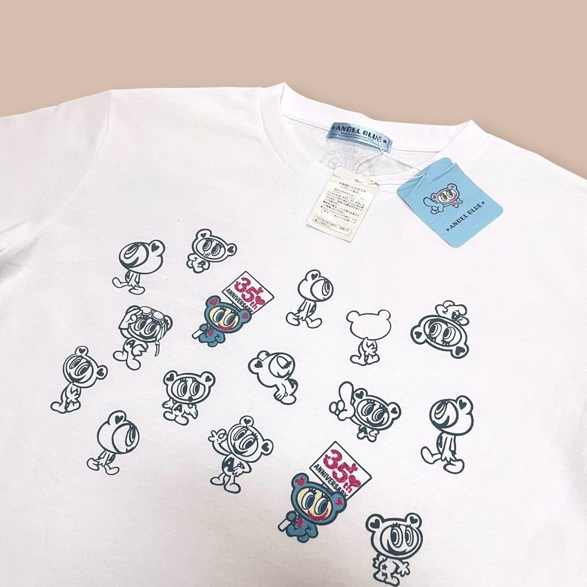 Angel Blue Angel Blue 35th Anniversary Glitter Print Tee Size US L / EU 52-54 / 3 - 3 Thumbnail