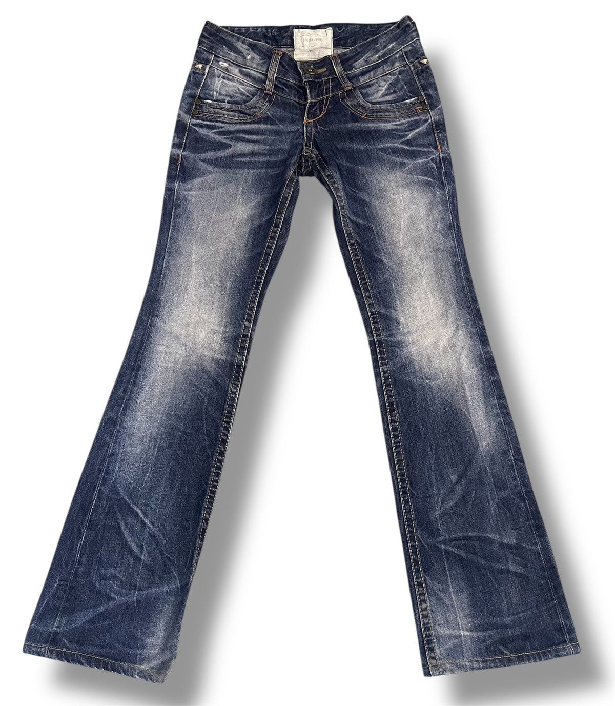 Le Grande Bleu (L.G.B.) Lolita Club By Concert Club Bootcut Denim Jeans Size US 28 / EU 44 - 2 Thumbnail