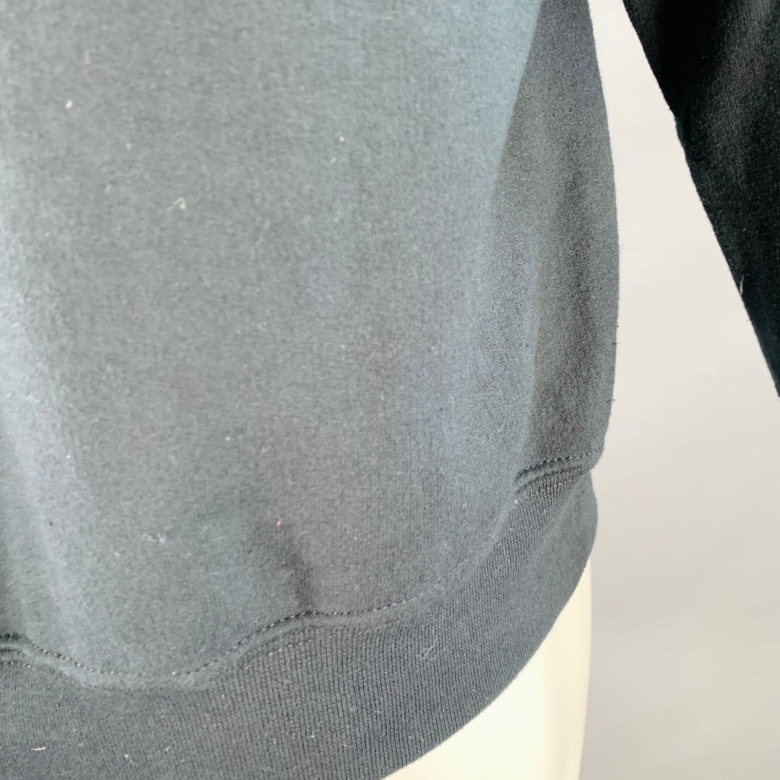 Opening Ceremony M Black White Print Cotton Blend Hooded Sweatshirt Size US M / EU 48-50 / 2 - 6 Thumbnail