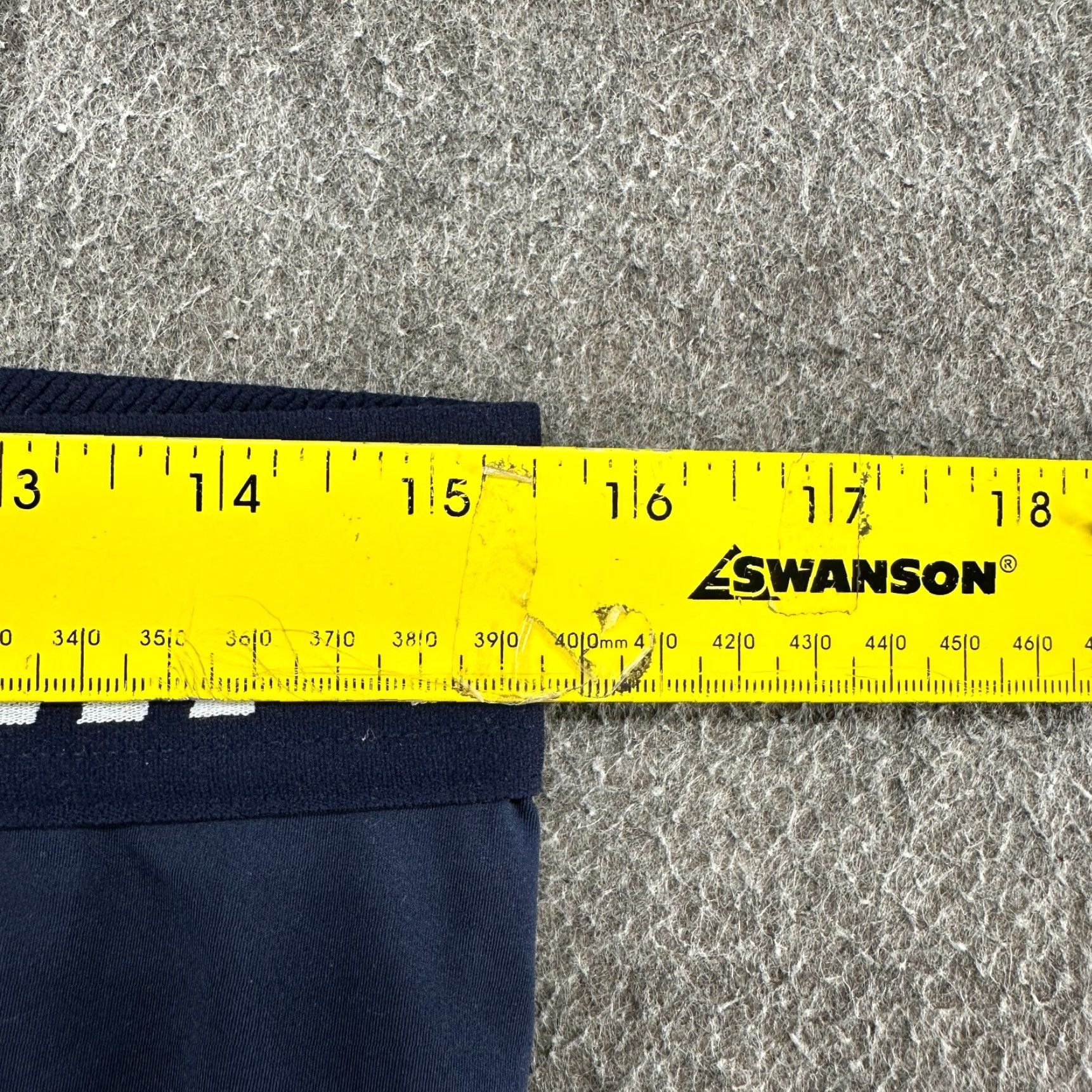 Nike VINTAGE? Wait—no. The item is not marked vintage. So: Nike Shorts Womens L Blue Navy Pro Spellout Compression Solid Logo Dri Fit Logo Size 36" / US 14 / IT 50 - 6 Thumbnail
