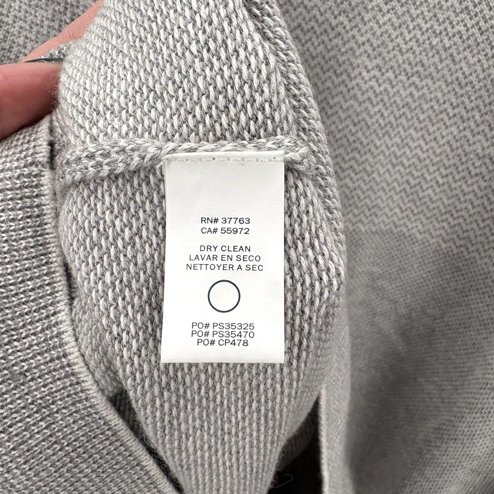 Perry Ellis Perry Ellis Sweater Mens 2XL Oatmeal Heather Wool Blend V-Neck Geometric Knit Casual Size US XXL / EU 58 / 5 - 6 Thumbnail