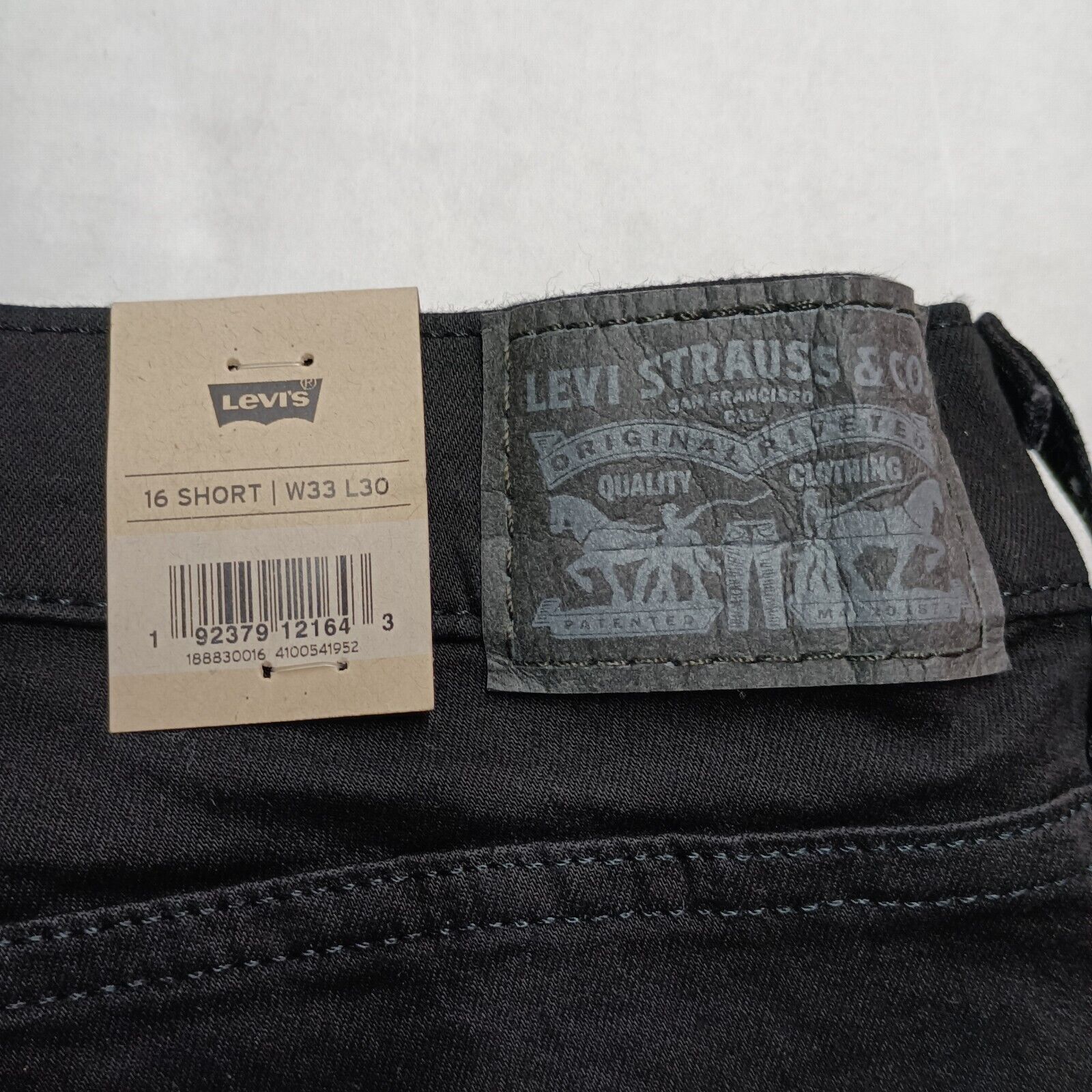 Levi's Levi's 724 Slim Straight Jeans Women's 16 Short 33x30 Black Size 33" - 2 Thumbnail
