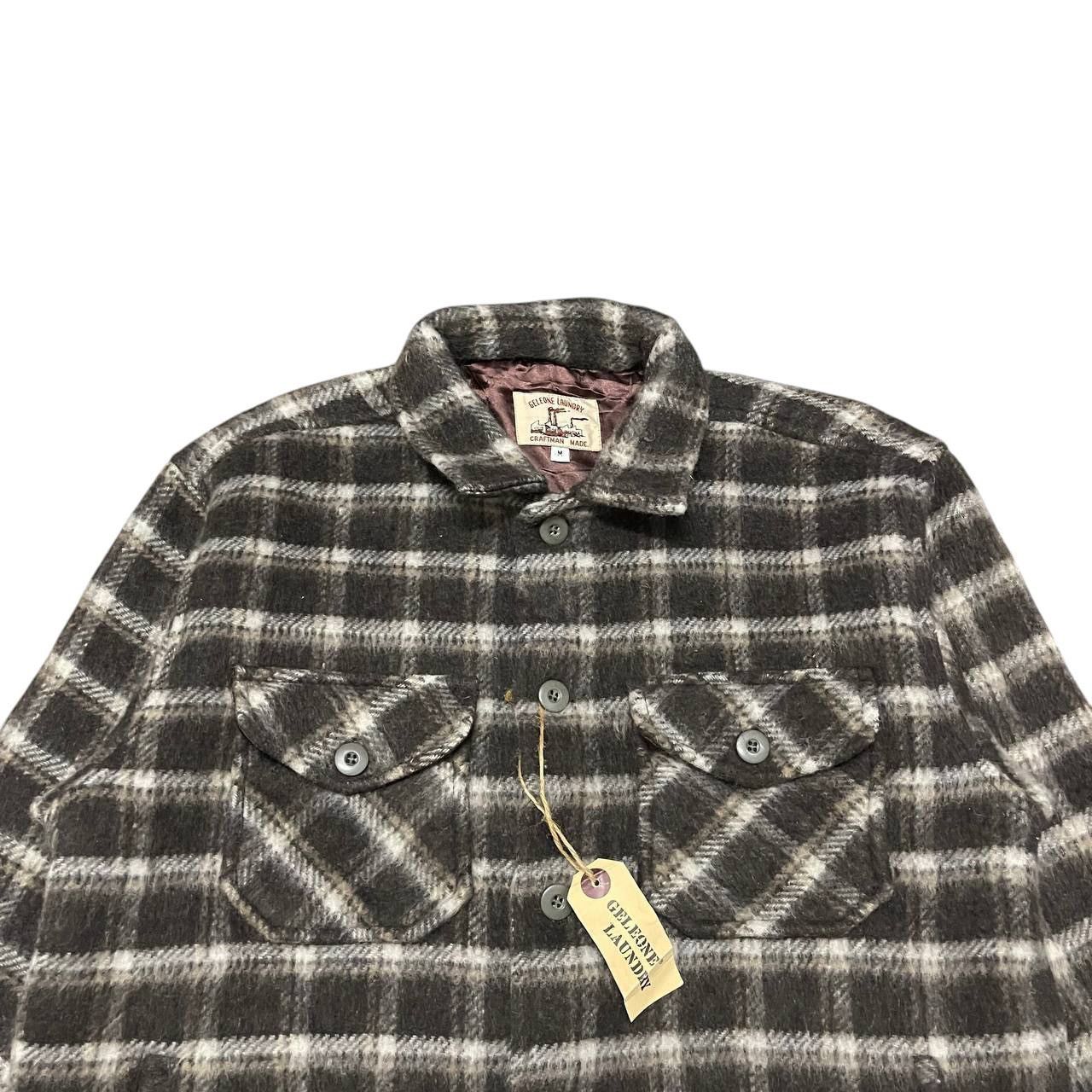 Japanese Brand Vintage Geleone Laundry Wool Plaid Jacket Size US M / EU 48-50 / 2 - 2 Thumbnail