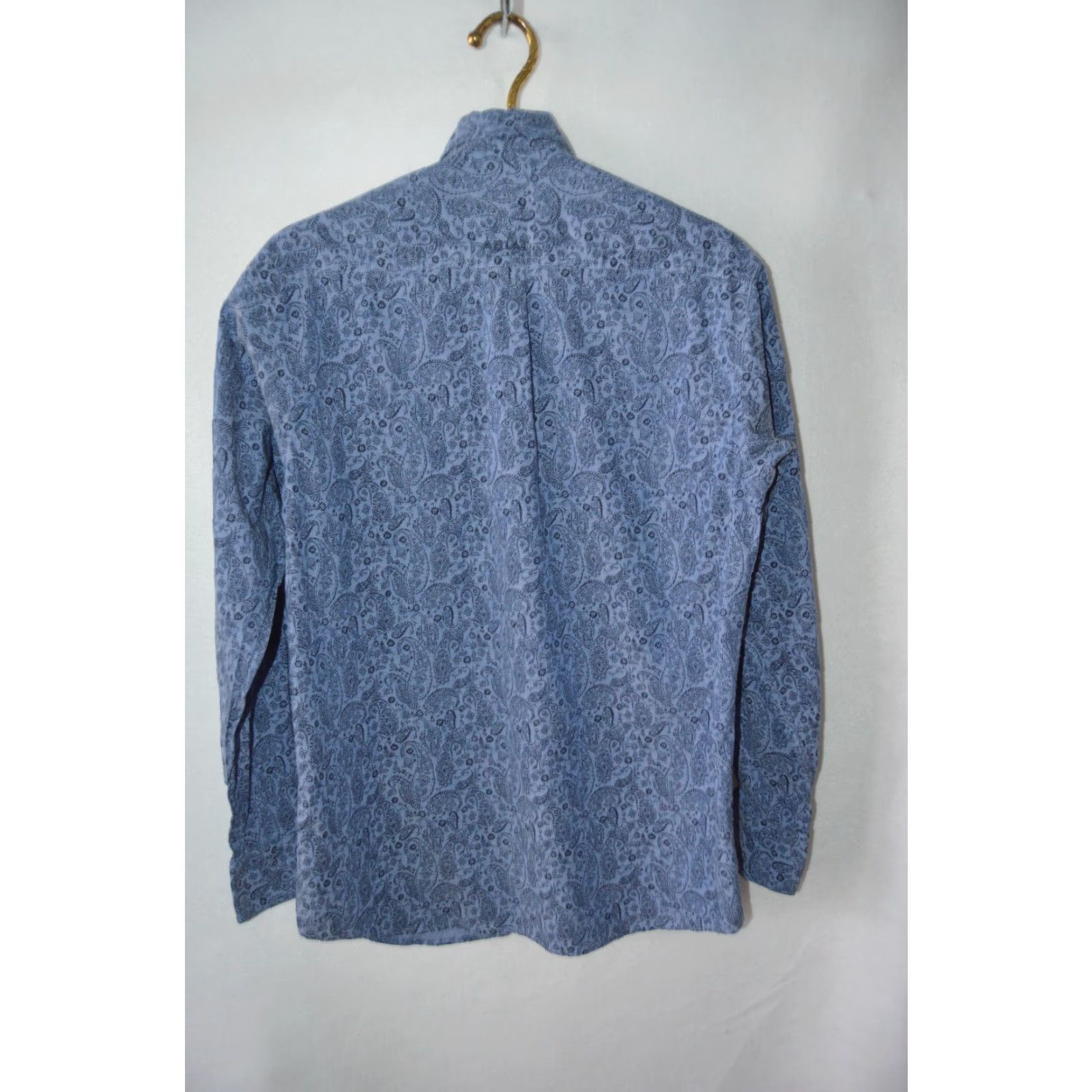 Ariat Ariat Paisley L/S Western Cowboy Button Up Shirt Indigo Paisley Sz S Stretch - Mens Shirt Size US S / EU 44-46 / 1 - 2 Thumbnail