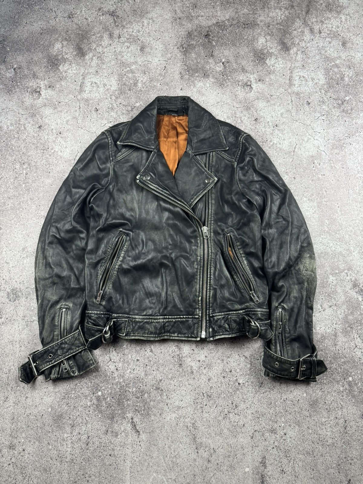 Hysteric Glamour Vintage y2k distressed leather opium avant garde jacket Size M / US 6-8 / IT 42-44 - 1 Thumbnail