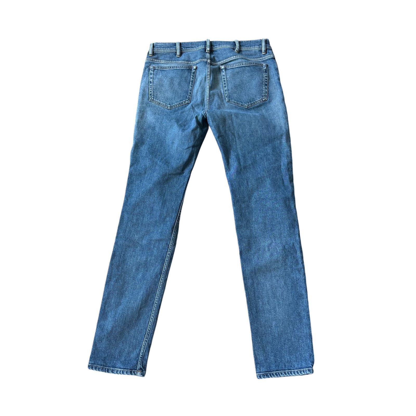 Acne Studios ACNE Studios North Skinny Fit Jean Mid Blue Size US 31 - 3 Thumbnail