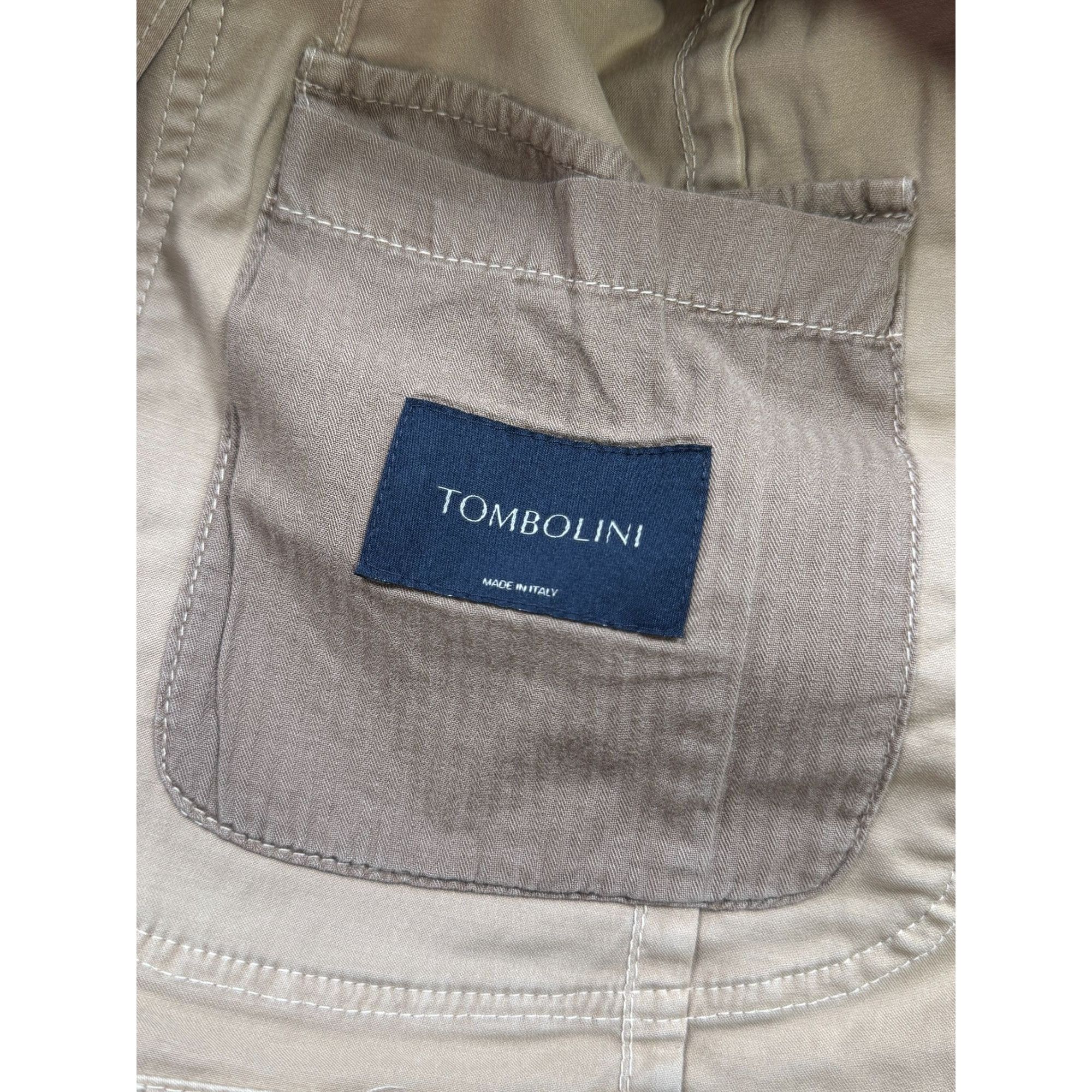 Tombolini Tombolini Cotton Twill 2 Button Blazer (Y1225) Size 40R - 11 Thumbnail